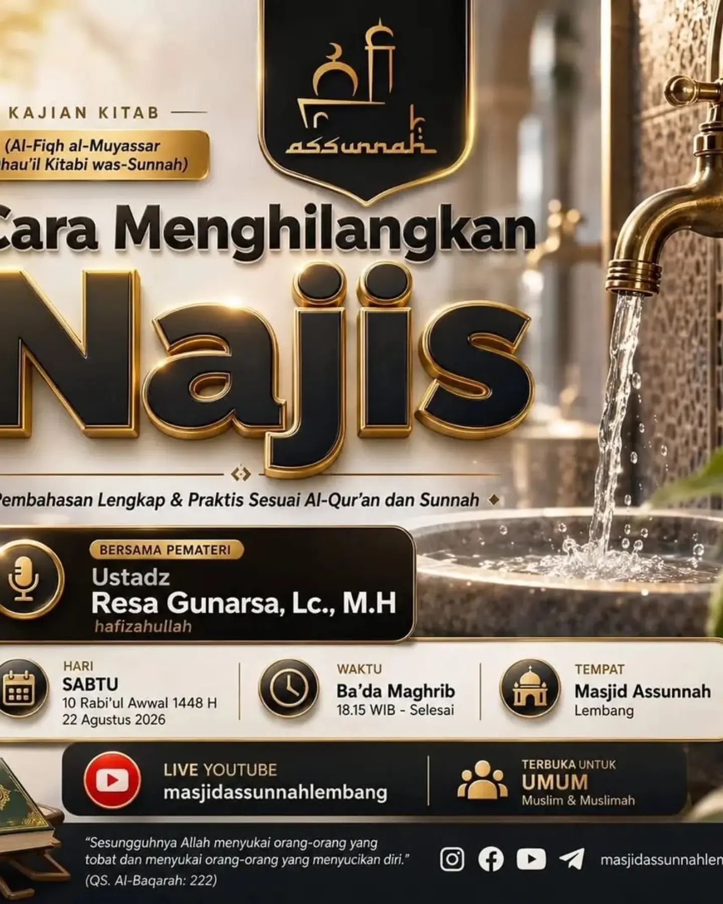 Cara Menghilangkan Najis
