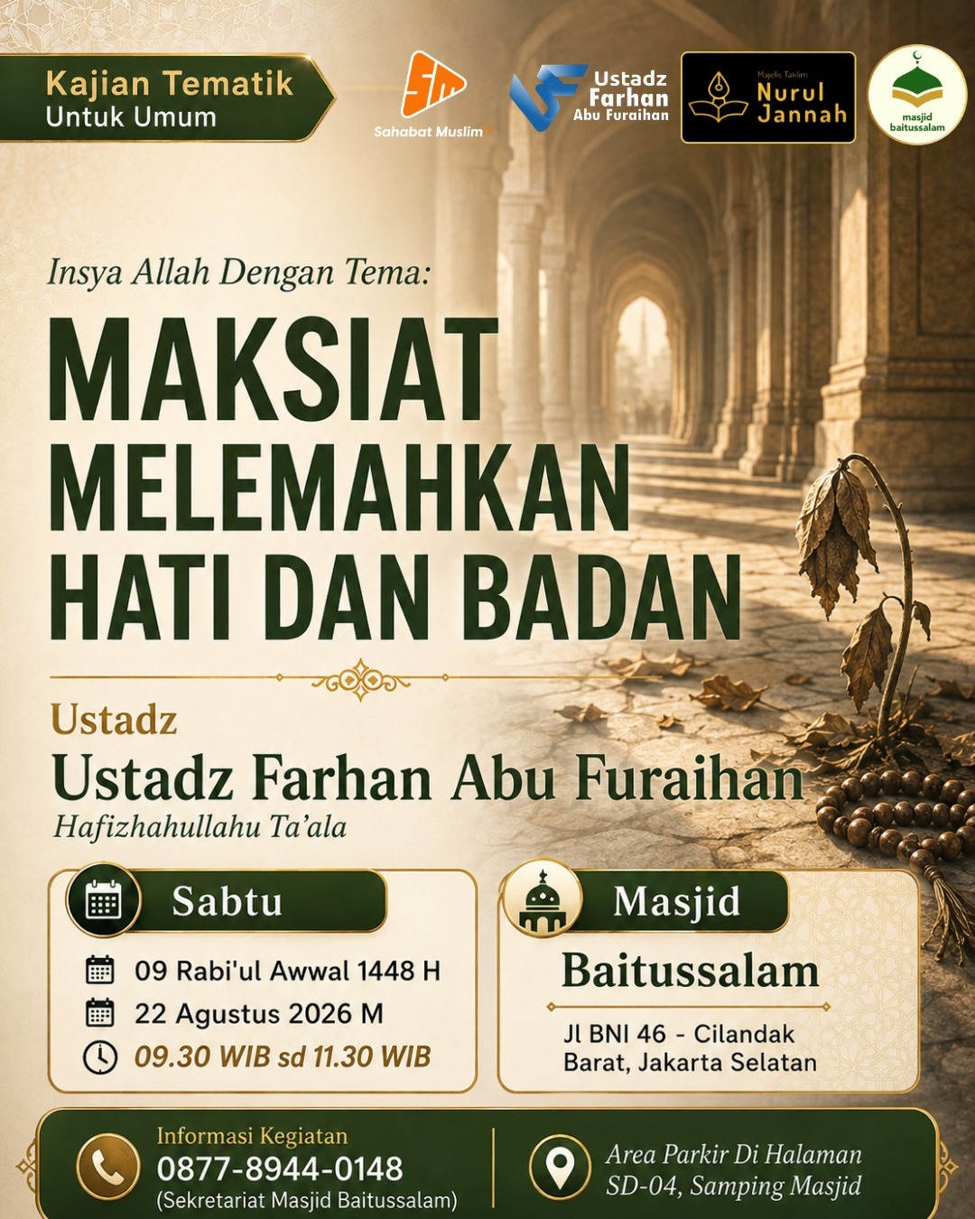 MAKSIAT MELEMAHKAN HATI DAN BADAN