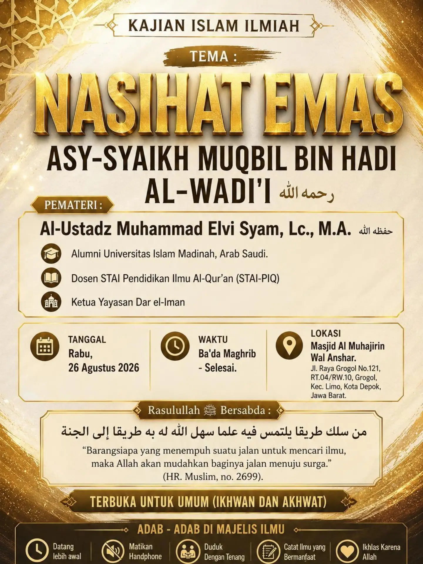 NASIHAT EMAS