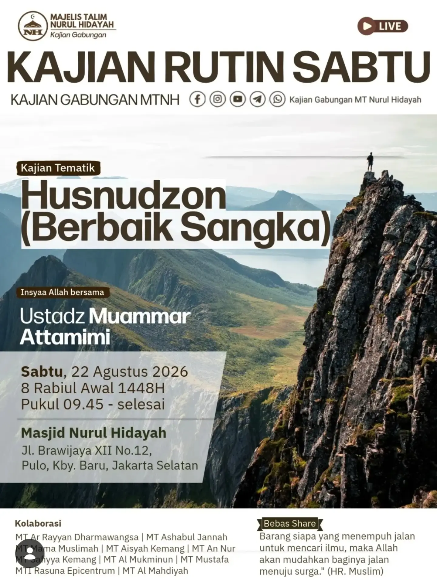 Kajian Rutin Sabtu