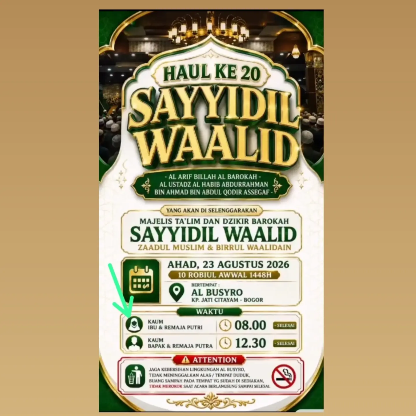 Haul ke 20 Sayyidil Waalid