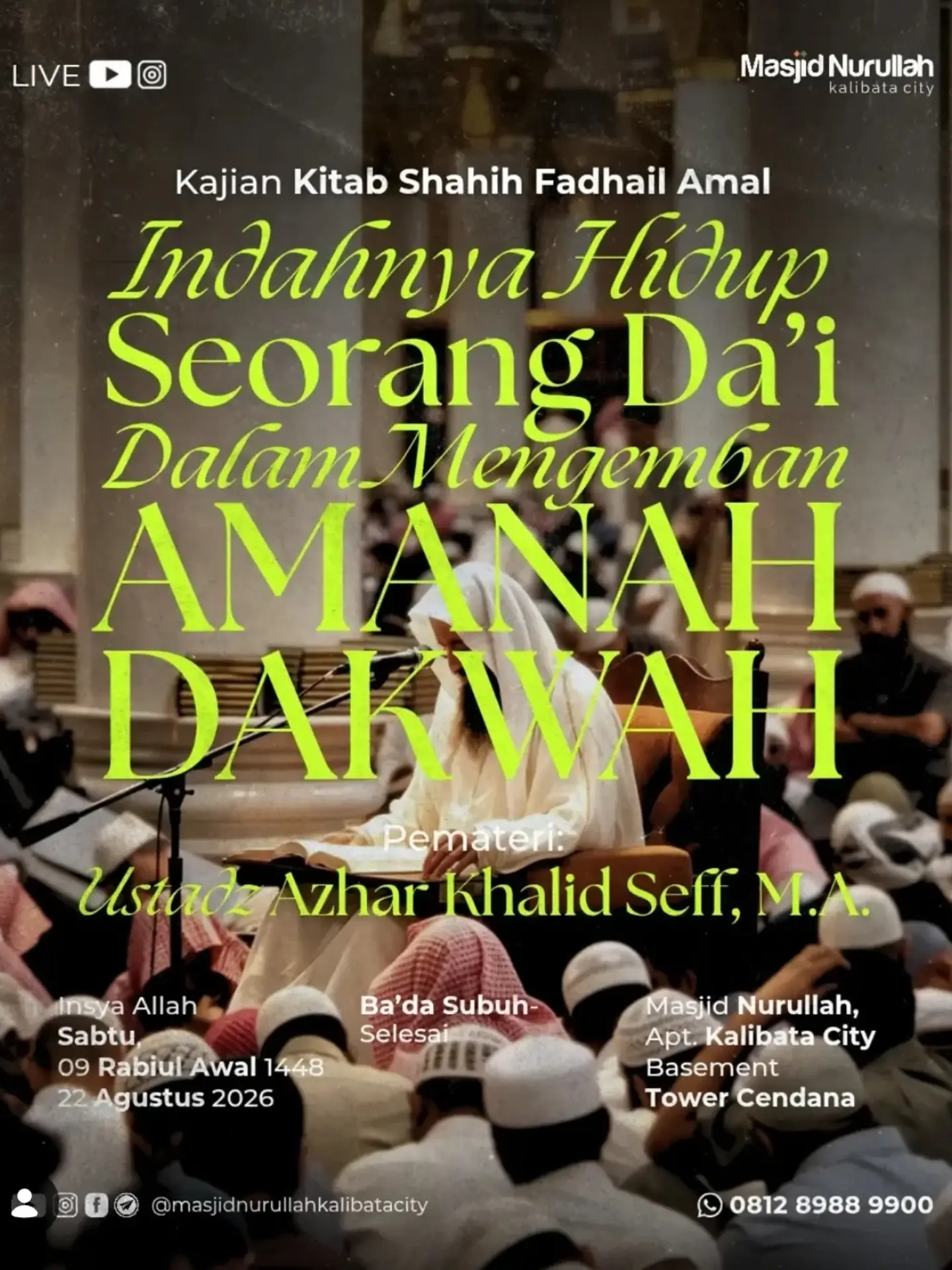 Indahnya Hidup Seorang Dai Dalam Mengemban Amanah