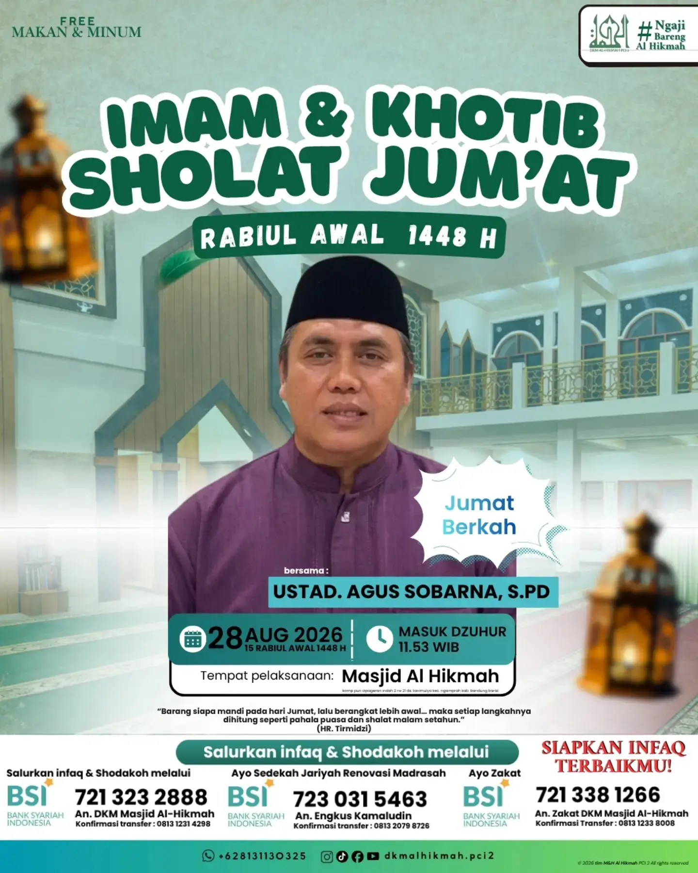 Imam & Khotib Sholat Jum'at