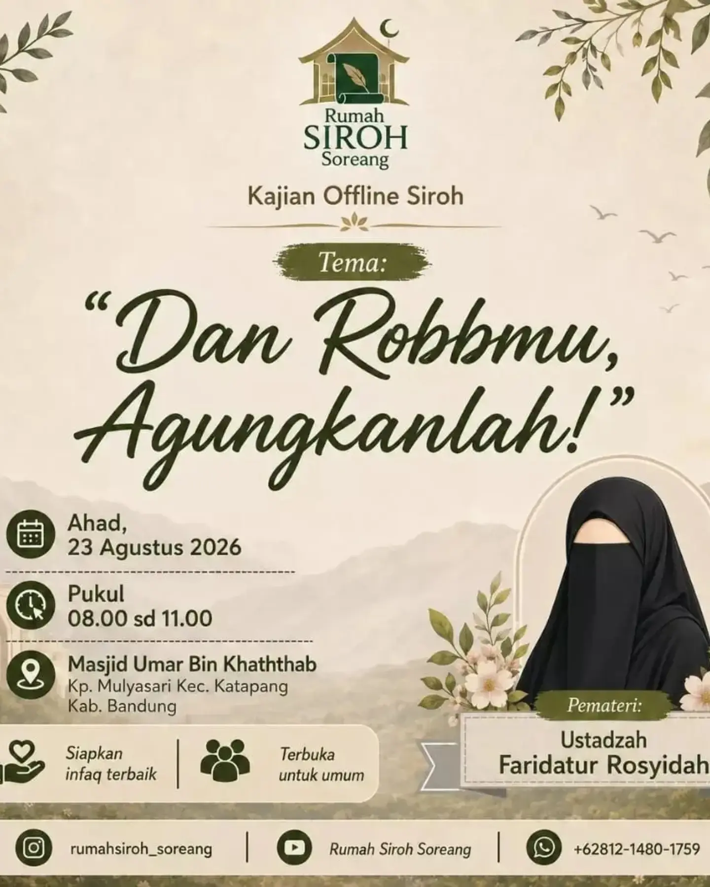Dan Rabbmu, Aqungkanlah!