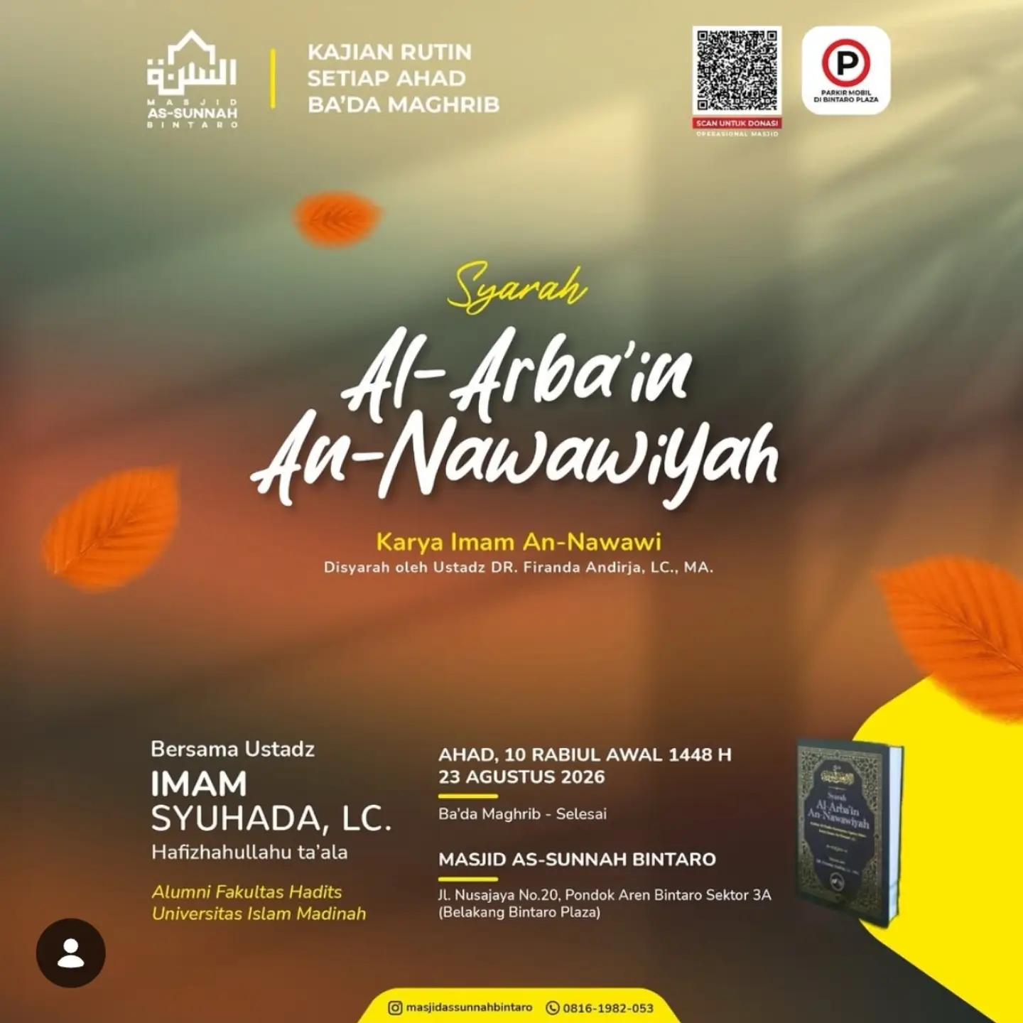 Kaji Rutin Setiap Ahad Ba’da Maghrib