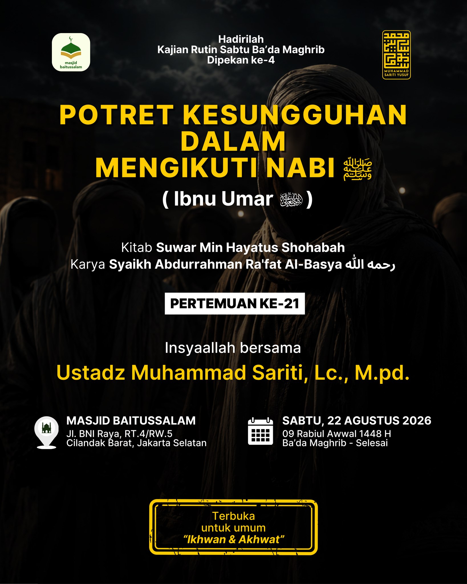 Potret Kesungguhan Dalam Mengikuti Nabi