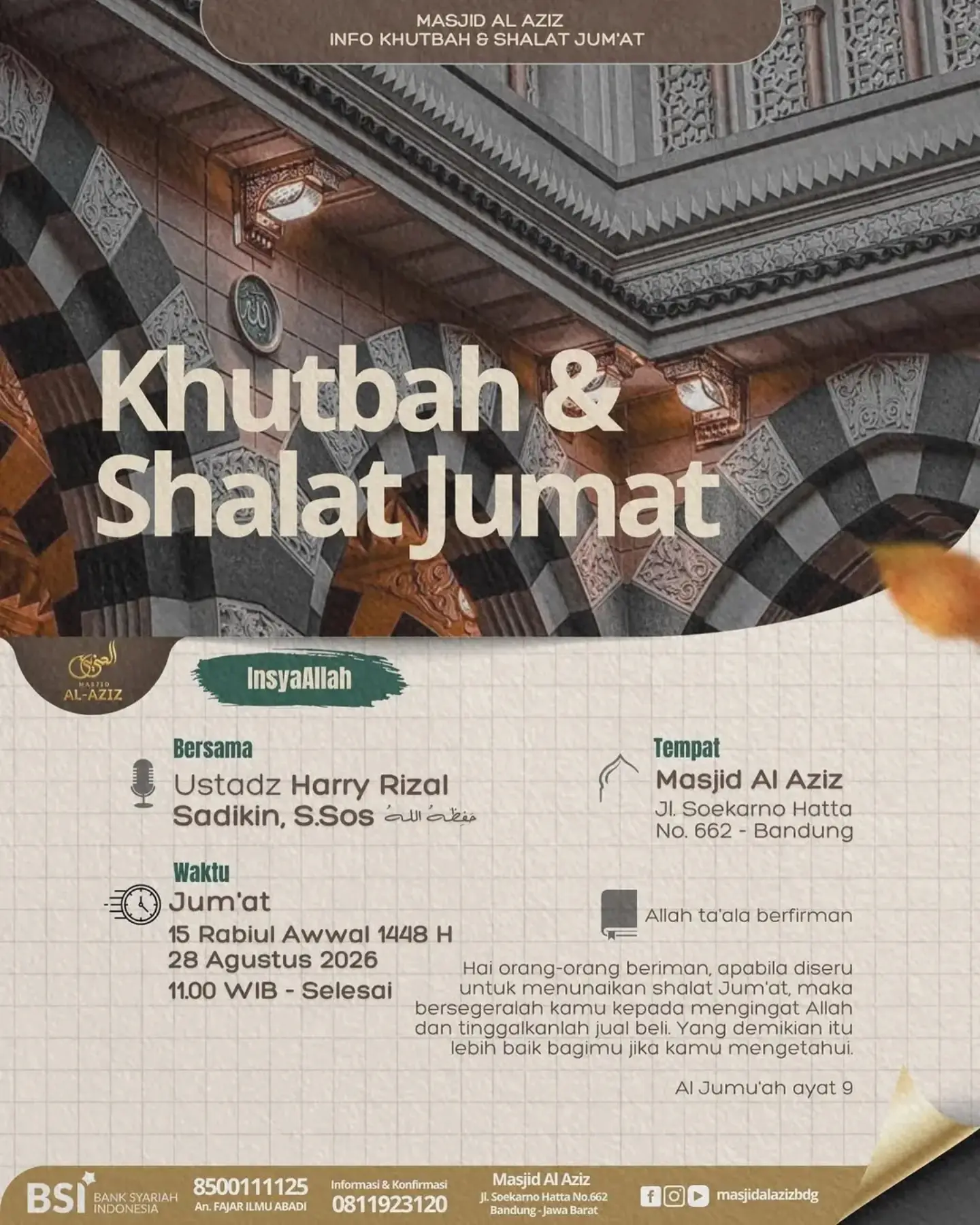 Khutbah & Shalat Jumat