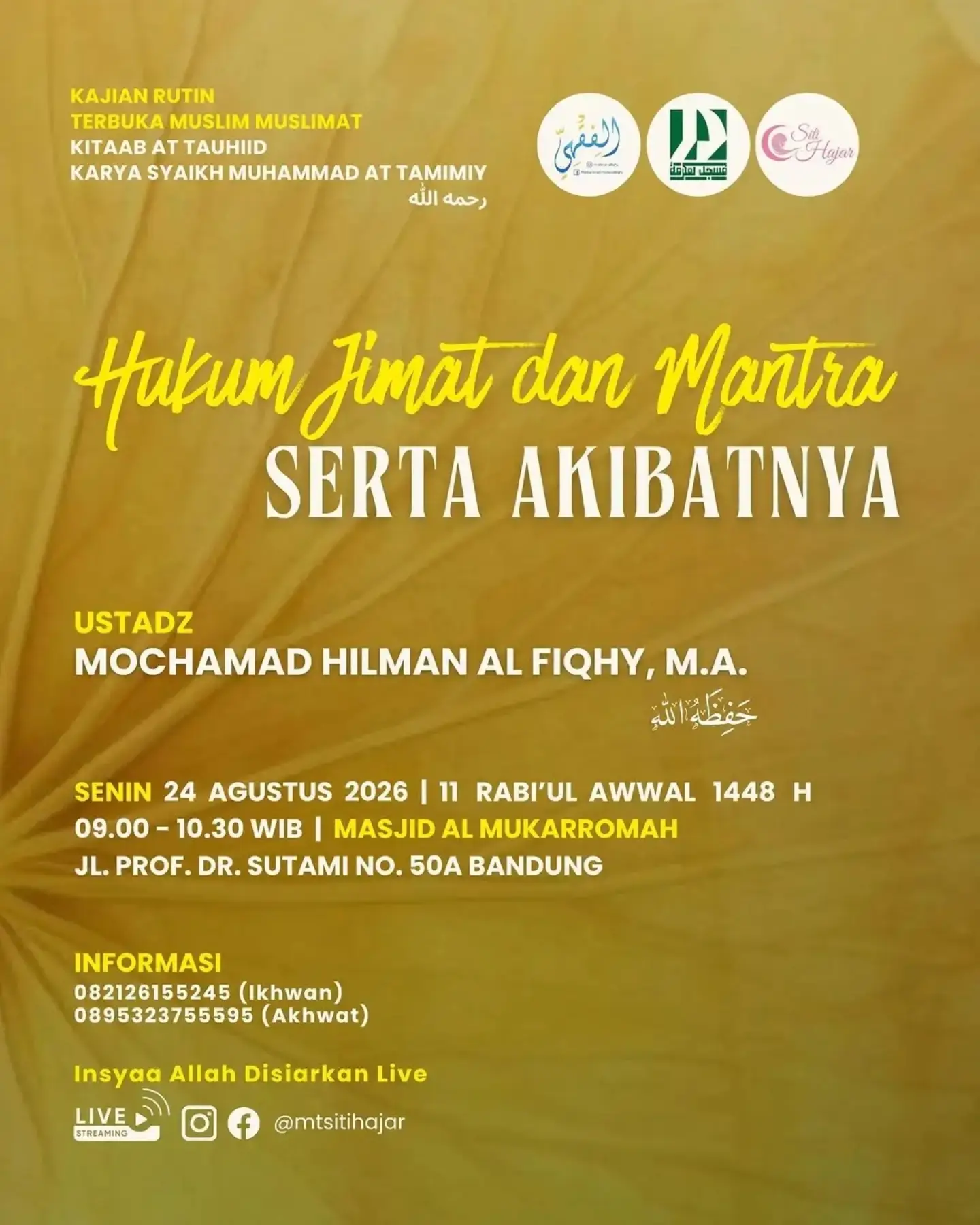 Hukum Jimat dan Mantra Serta Akibatnya