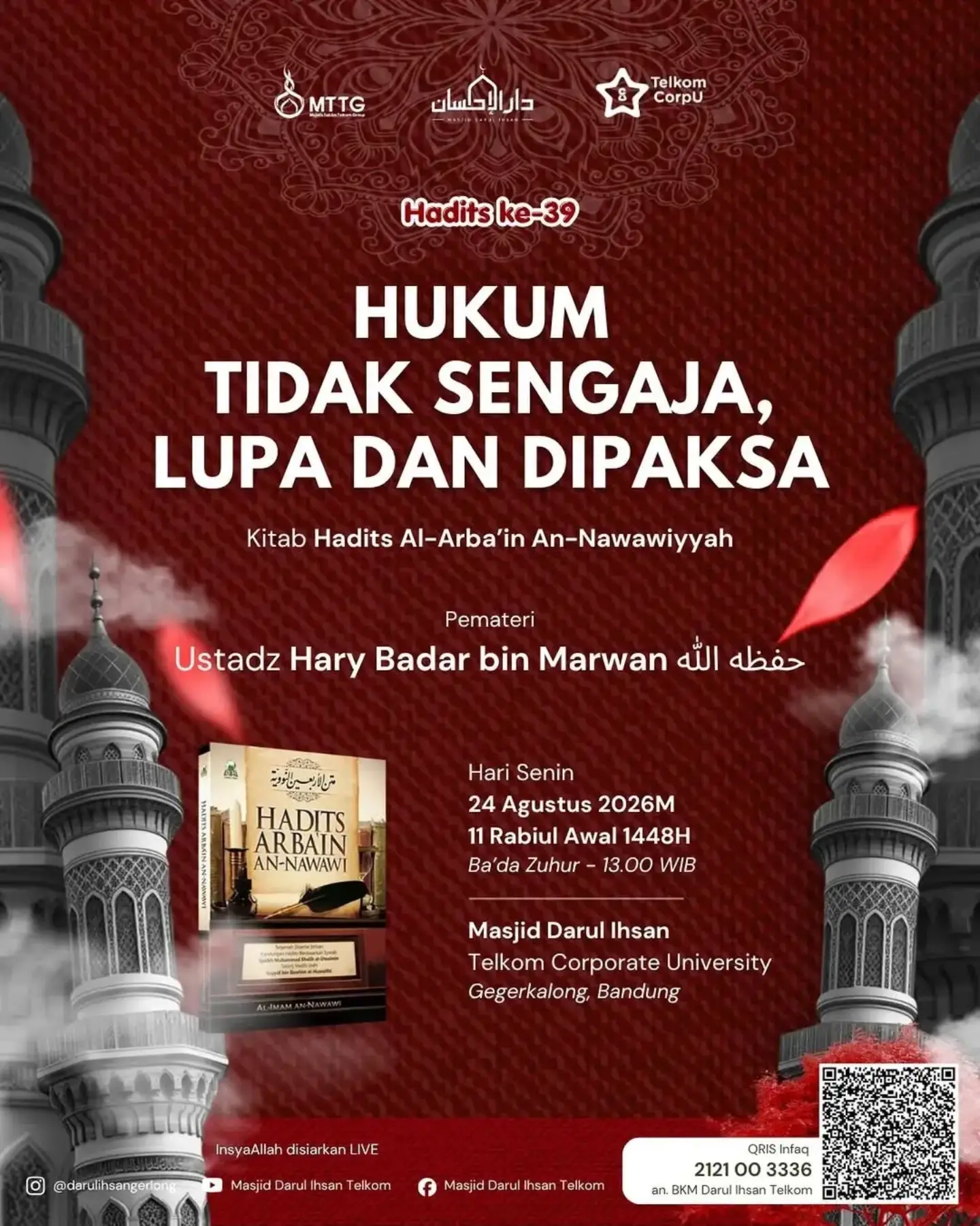 HUKUM TIDAK SENGAJA, LUPA DAN DIPAKSA
