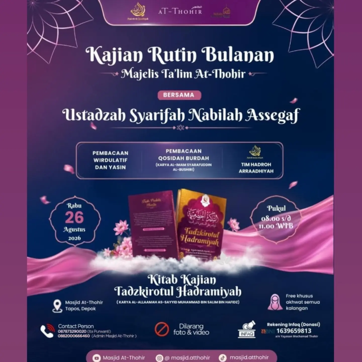 Kajian Rutin Bulanan Majelis Ta’lim At-Thohir