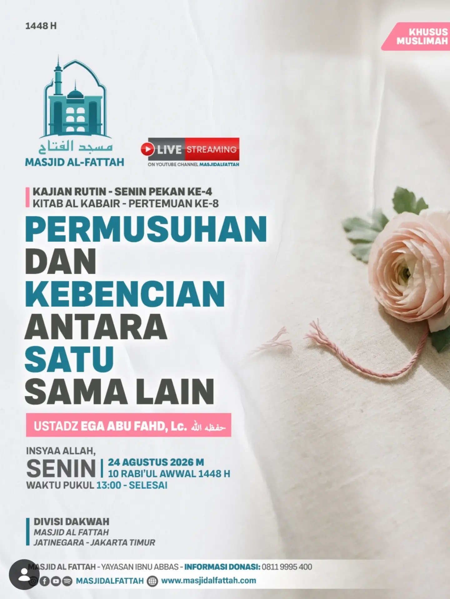 Permusuhan dan Kebencian Antar Satu Sama Lain