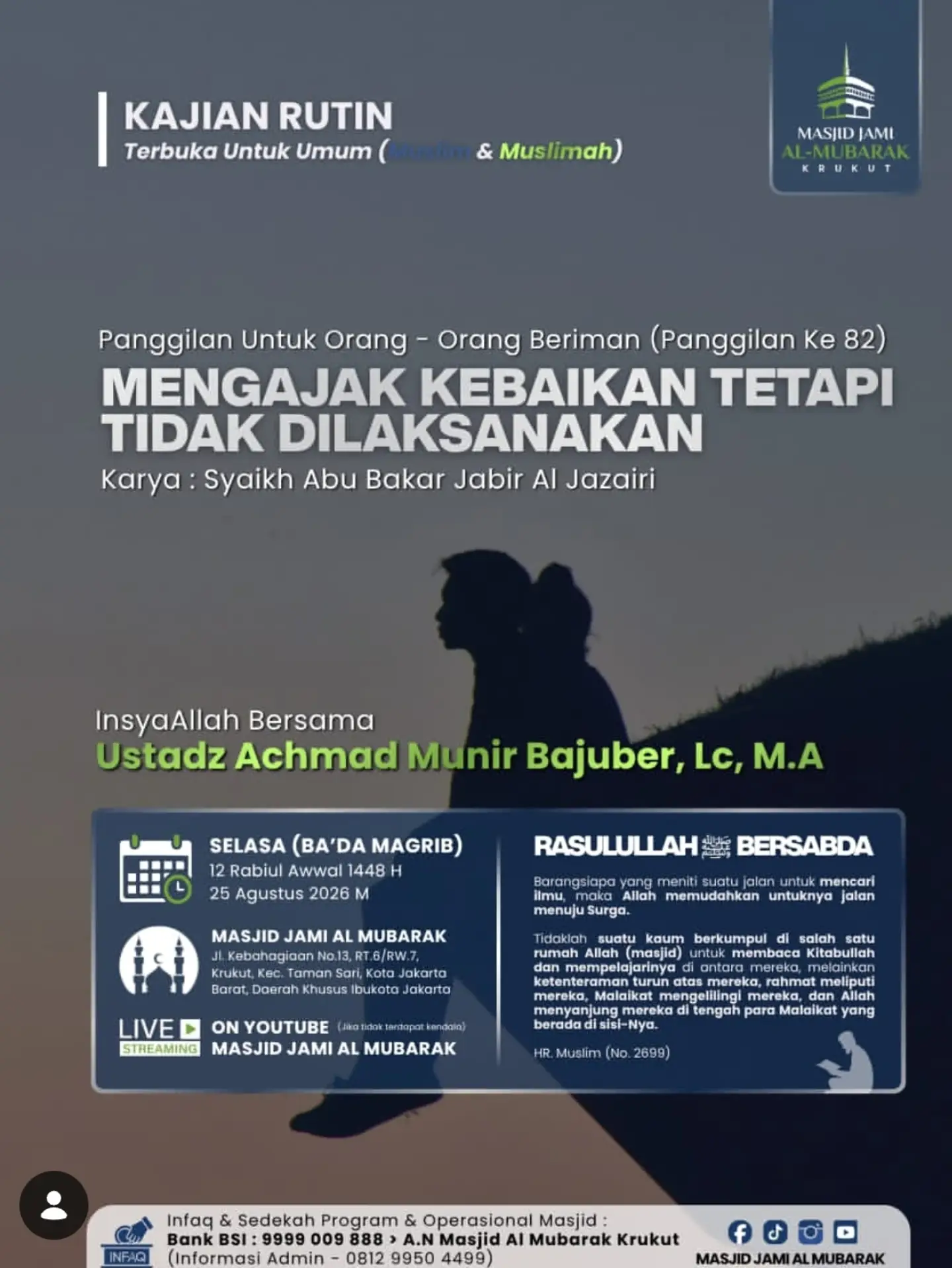 Mengajak Kebaikan Tetapi Tidak Dilaksanakan