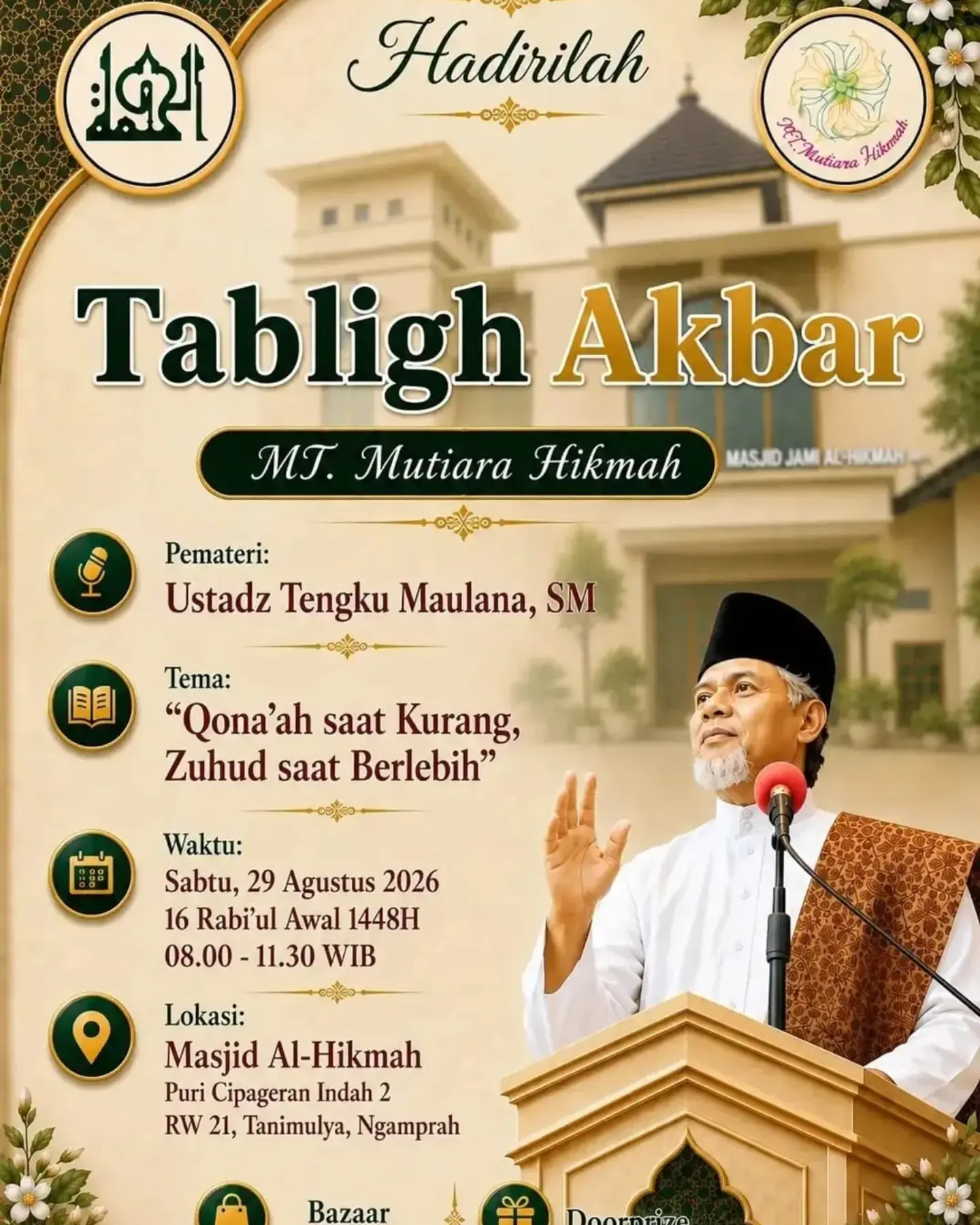 Qona’ah saat Kurang, Zuhud saat Berlebih