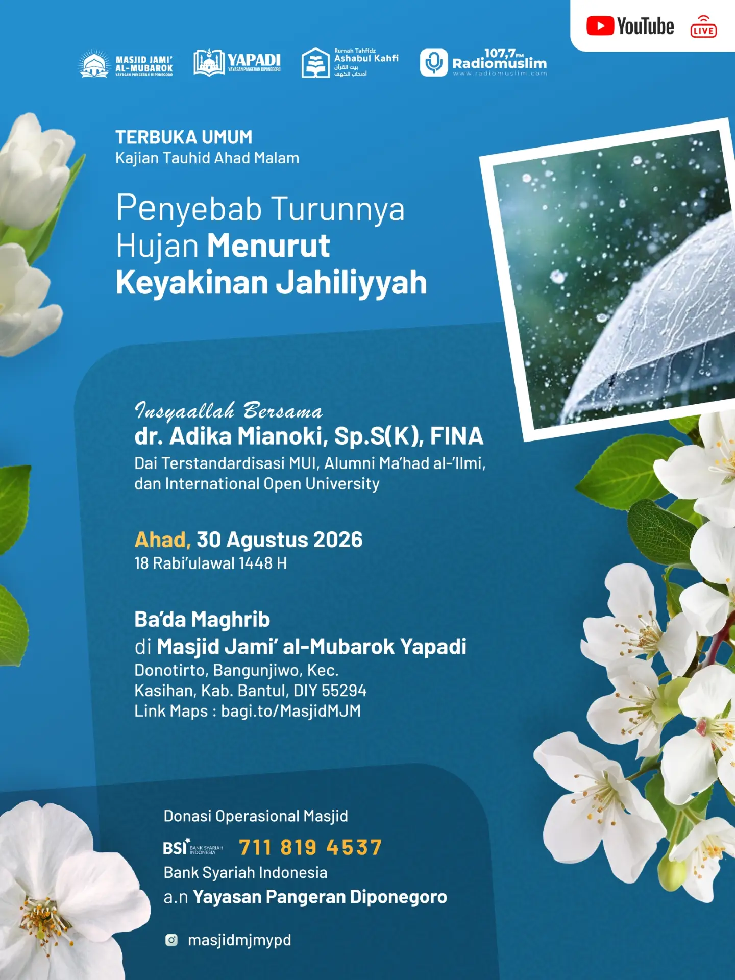 Penyebab Turunnya Hujan Menurut Keyakinan Jahiliyah