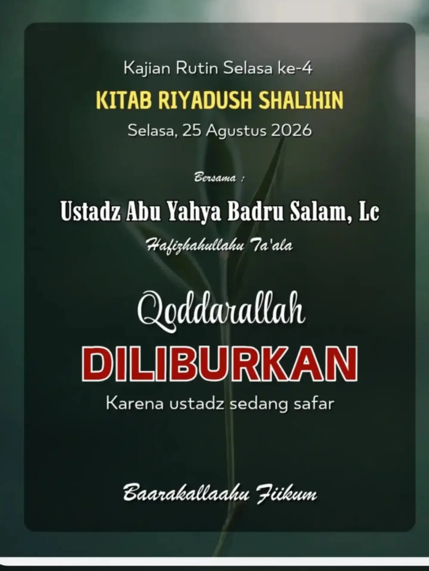 KITAB RIYADUSH SHALIHIN
