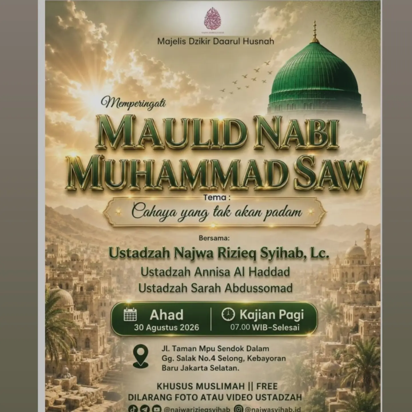 Cahaya yang tak akan padam