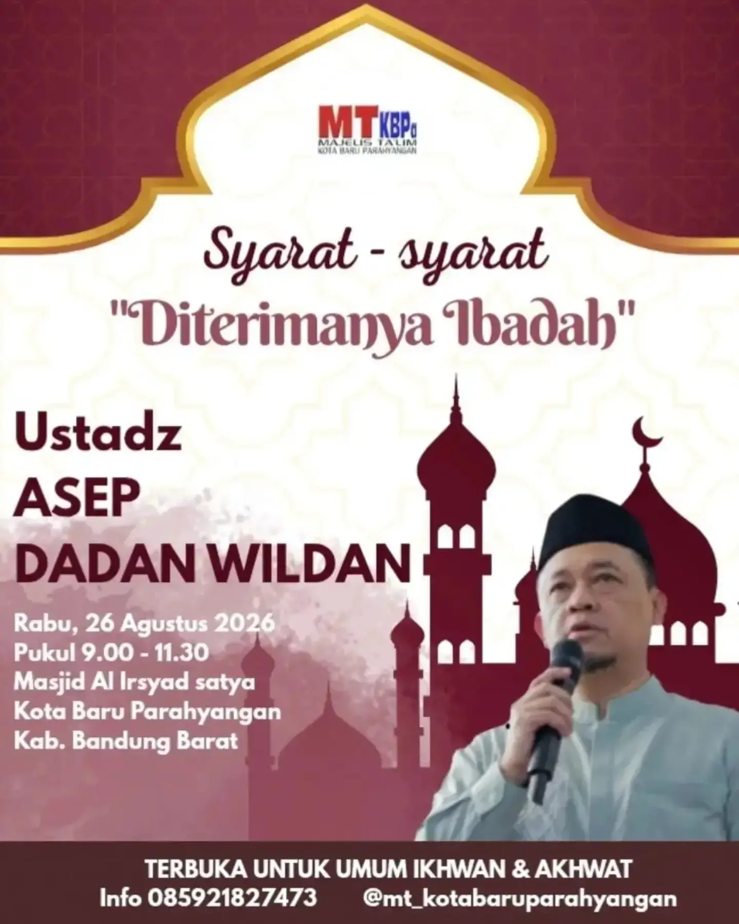 Syarat-syarat "Diterimanya Ibadah"