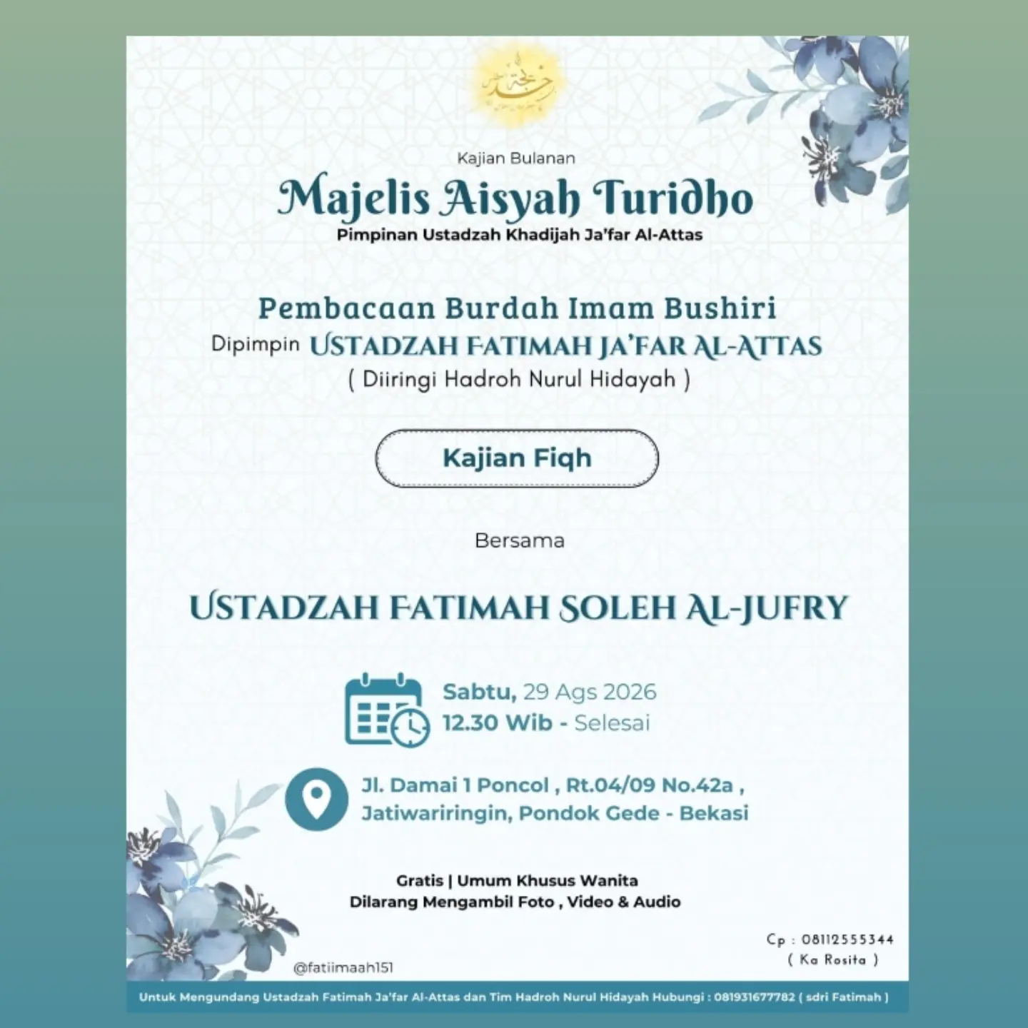 Pembacaan Burdah Imam Bushiri