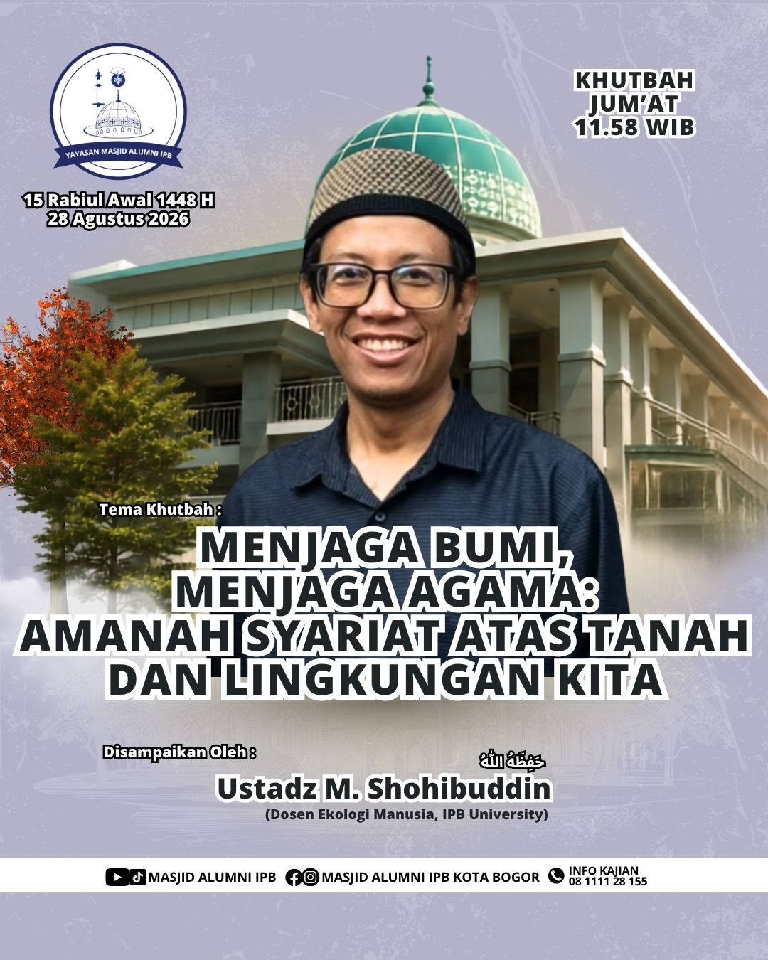 MENJAGA BUMI, MENJAGA AGAMA: AMANAH SYARIAT ATAS TANAH DAN LINGKUNGAN KITA