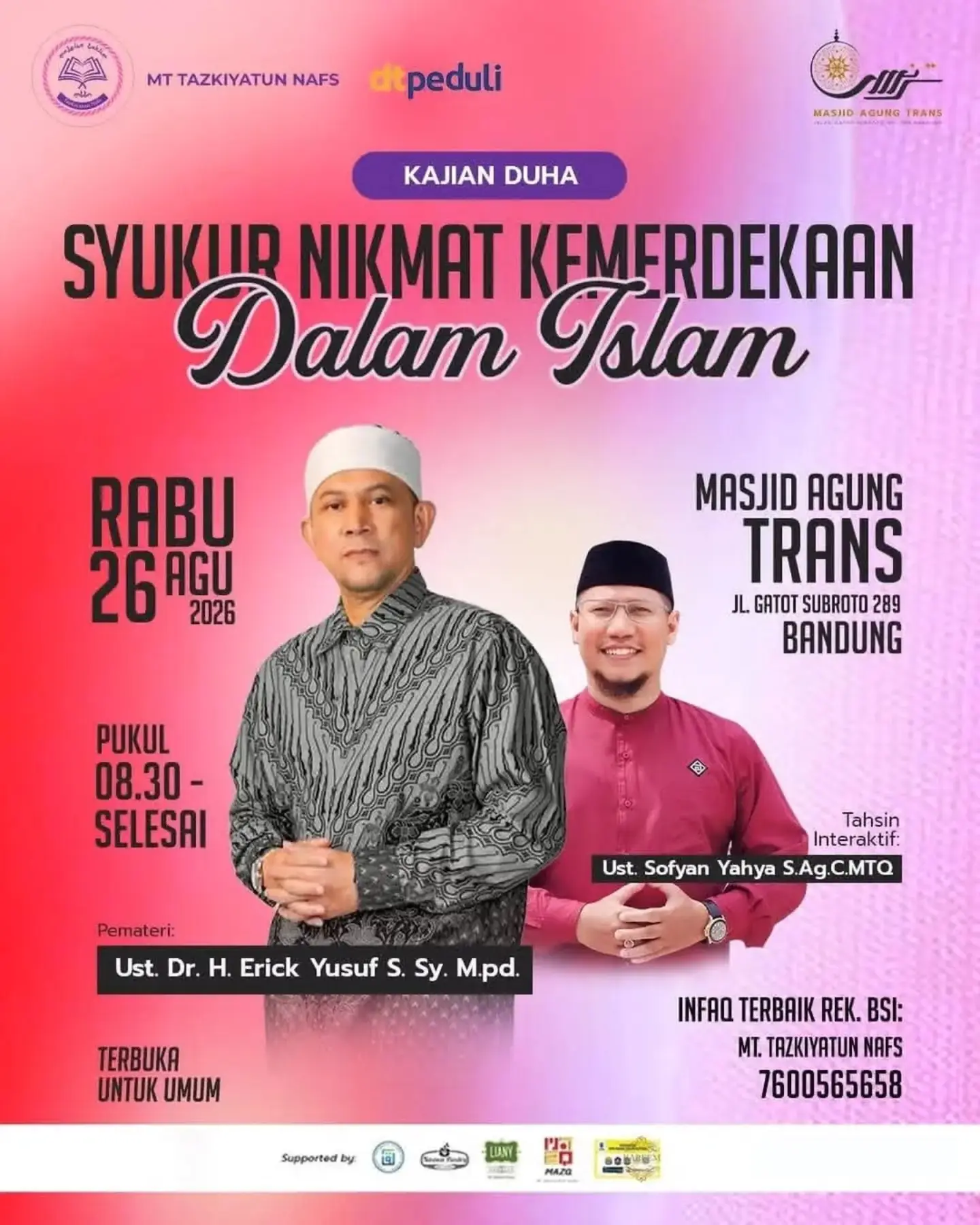 Syukur Nikmat Kemerdekaan Dalam Islam