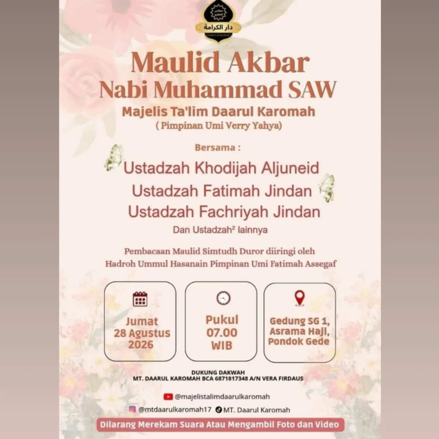 Maulid Akbar Nabi Muhammad SAW