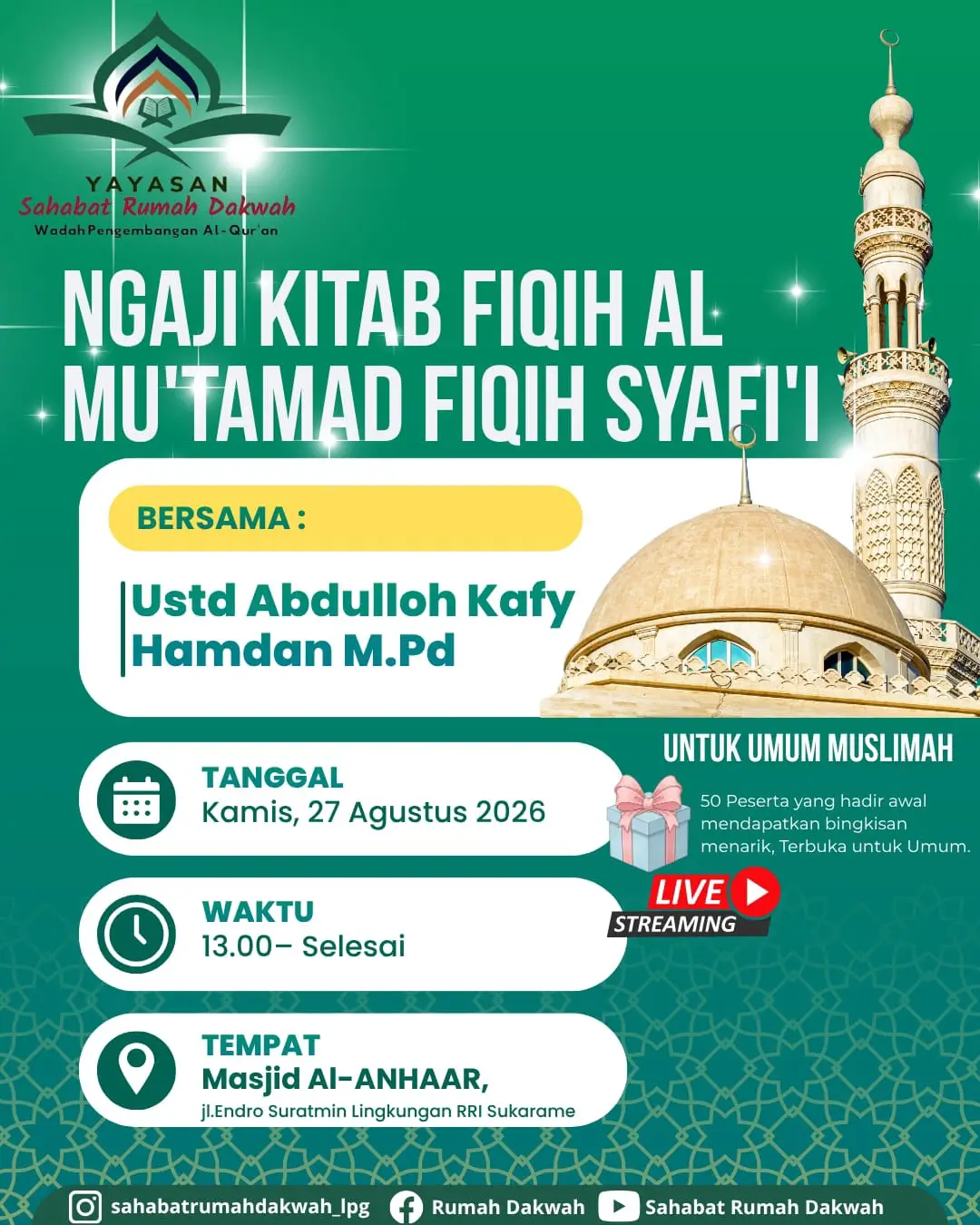 Ngaji Kitab Fiqih Al-Mu'tamad Fiqih Syafi'i