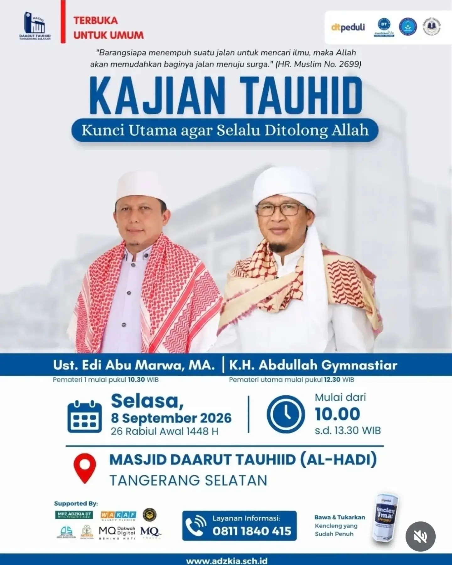 Kajian Tauhid: Kunci Utama agar Selalu Ditolong Allah