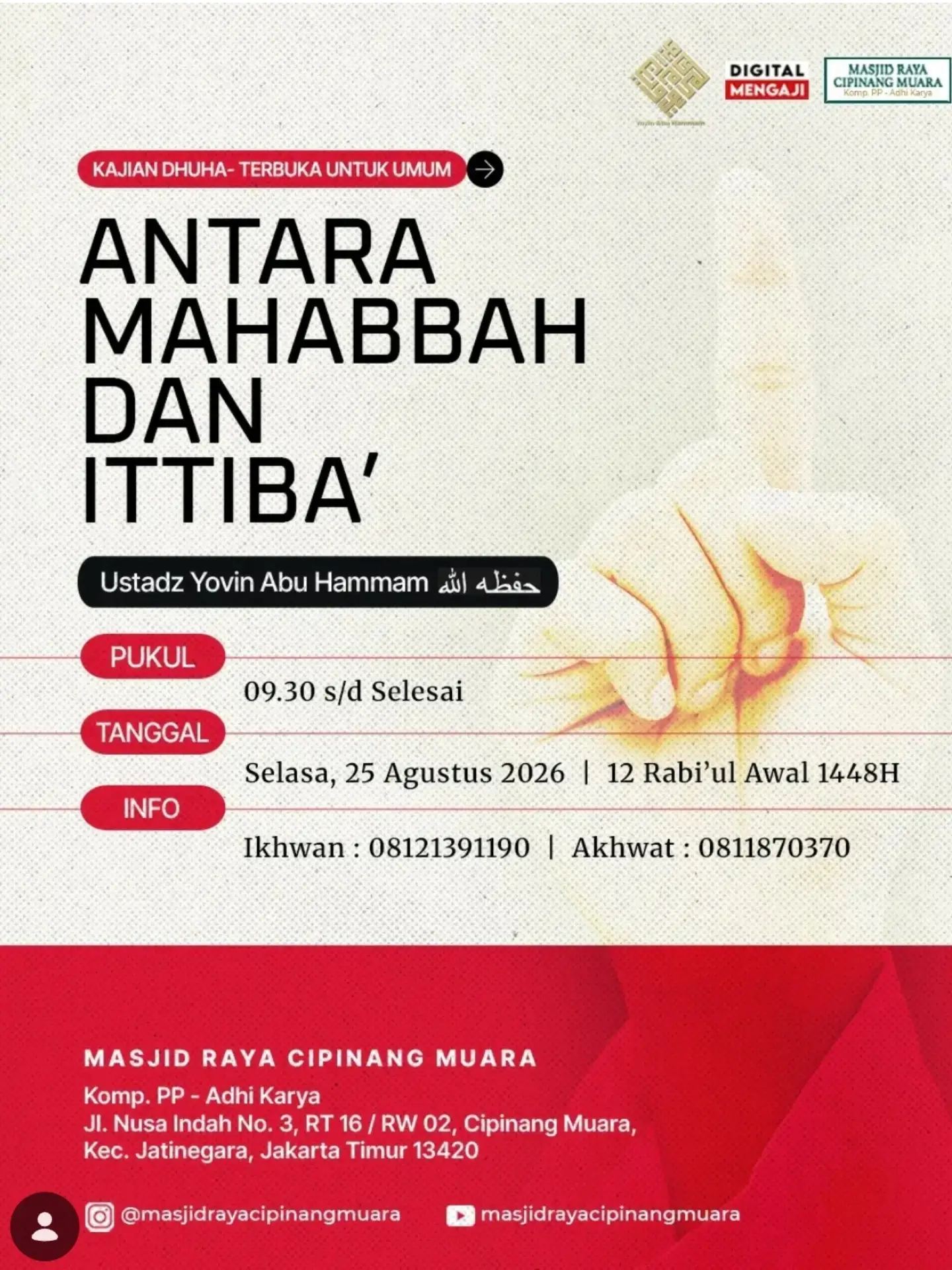 Antara Mahabbah dan Ittiba’