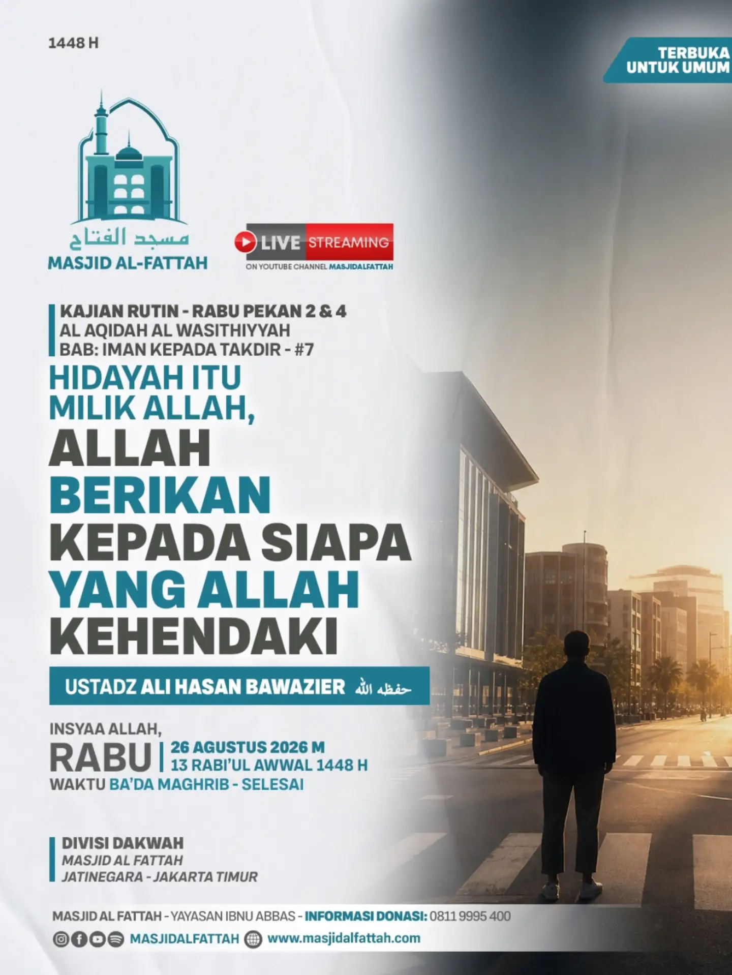 HIDAYAH ITU MILIK ALLAH, ALLAH BERIKAN KEPADA SIAPA YANG ALLAH KEHENDAKI