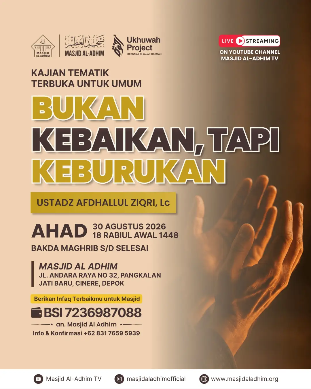 BUKAN KEBAIKAN, TAPI KEBURUKAN