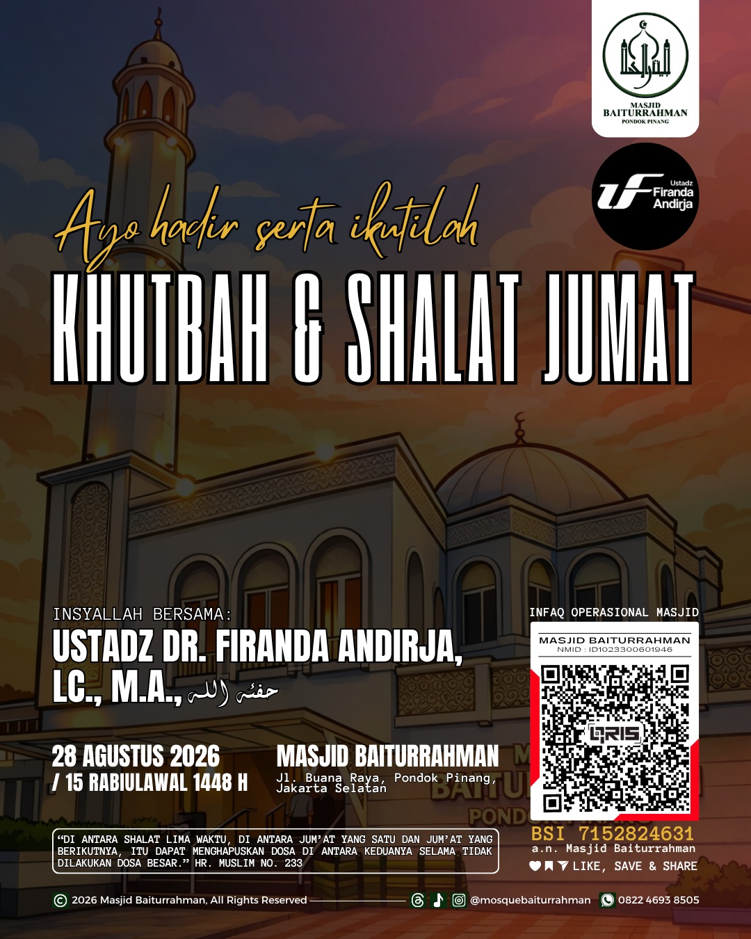Khutbah & Shalat Jumat
