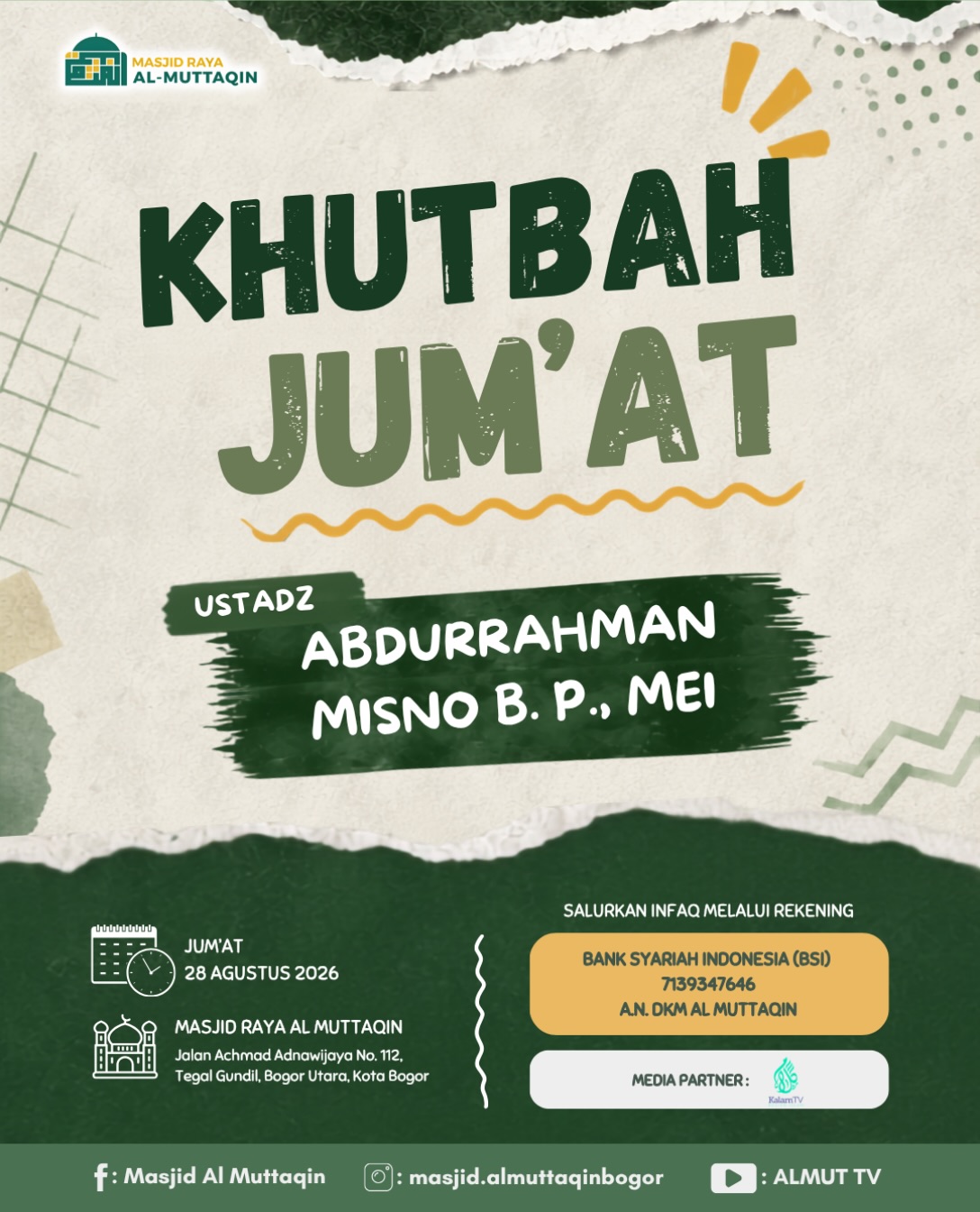 KHUTBAH JUM’AT