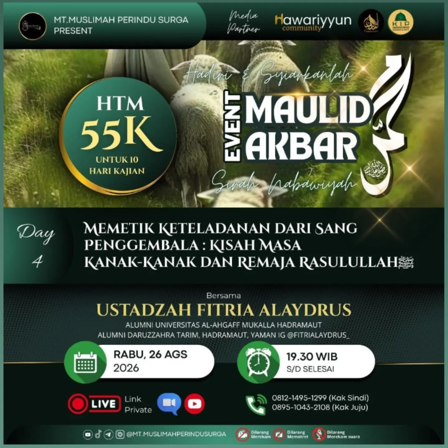 Maulid Akbar: Memetik Keteladanan Dari Sang Pengembala