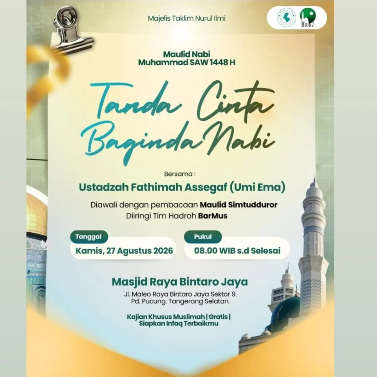 Tanda Cinta Baginda Nabi