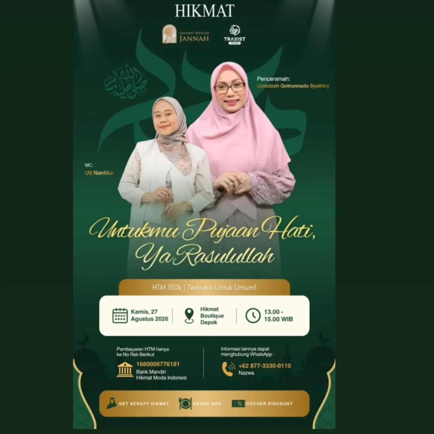 Untukmu Pujaan Hati, Ya Rasulullah