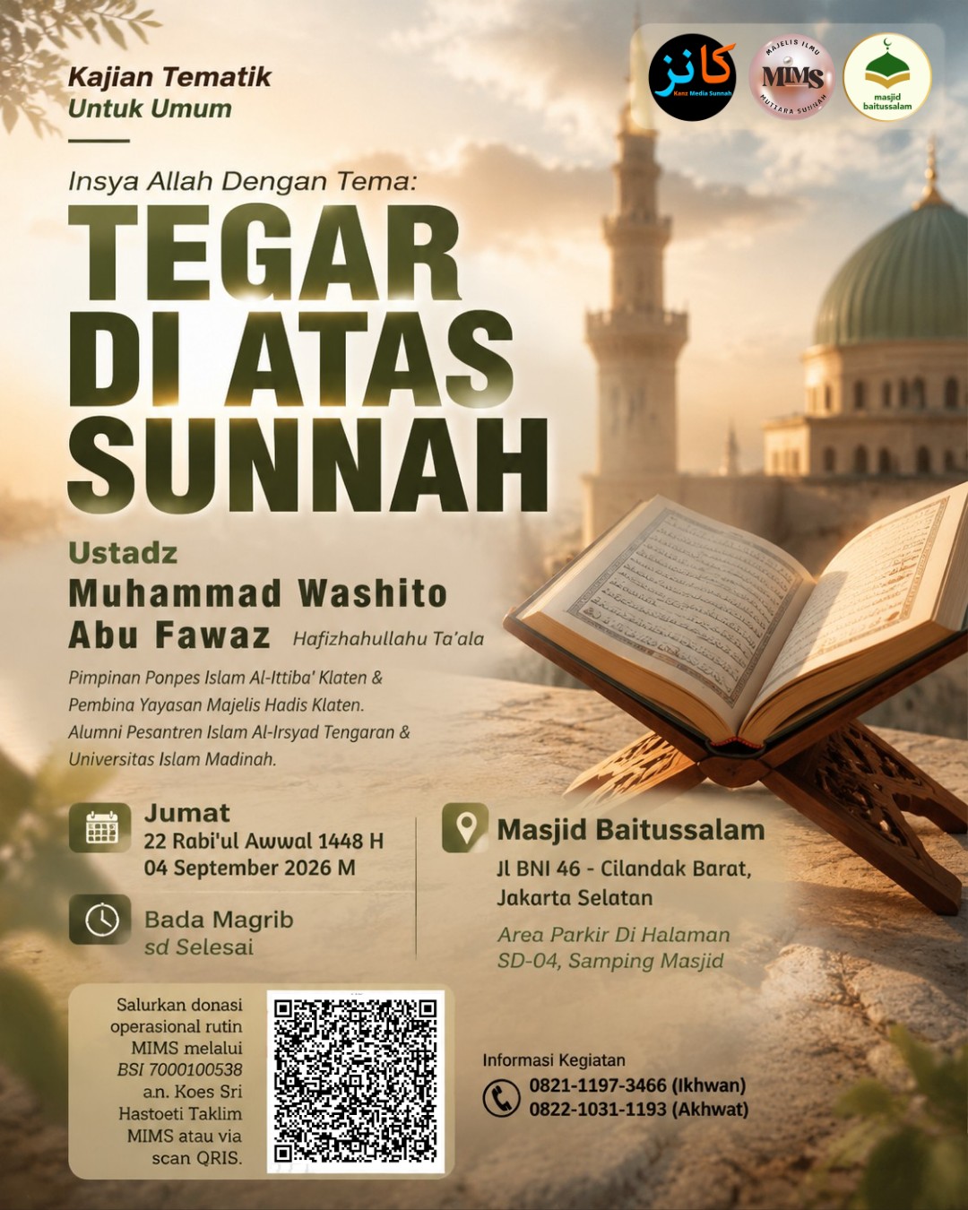 Tegar Di Atas Sunnah