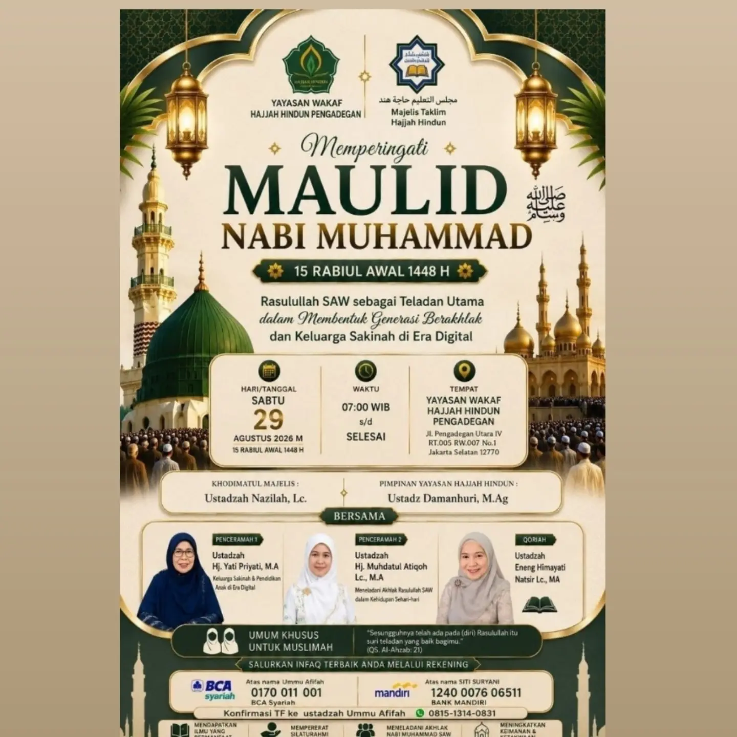 Memperingati Maulid Nabi Muhammad