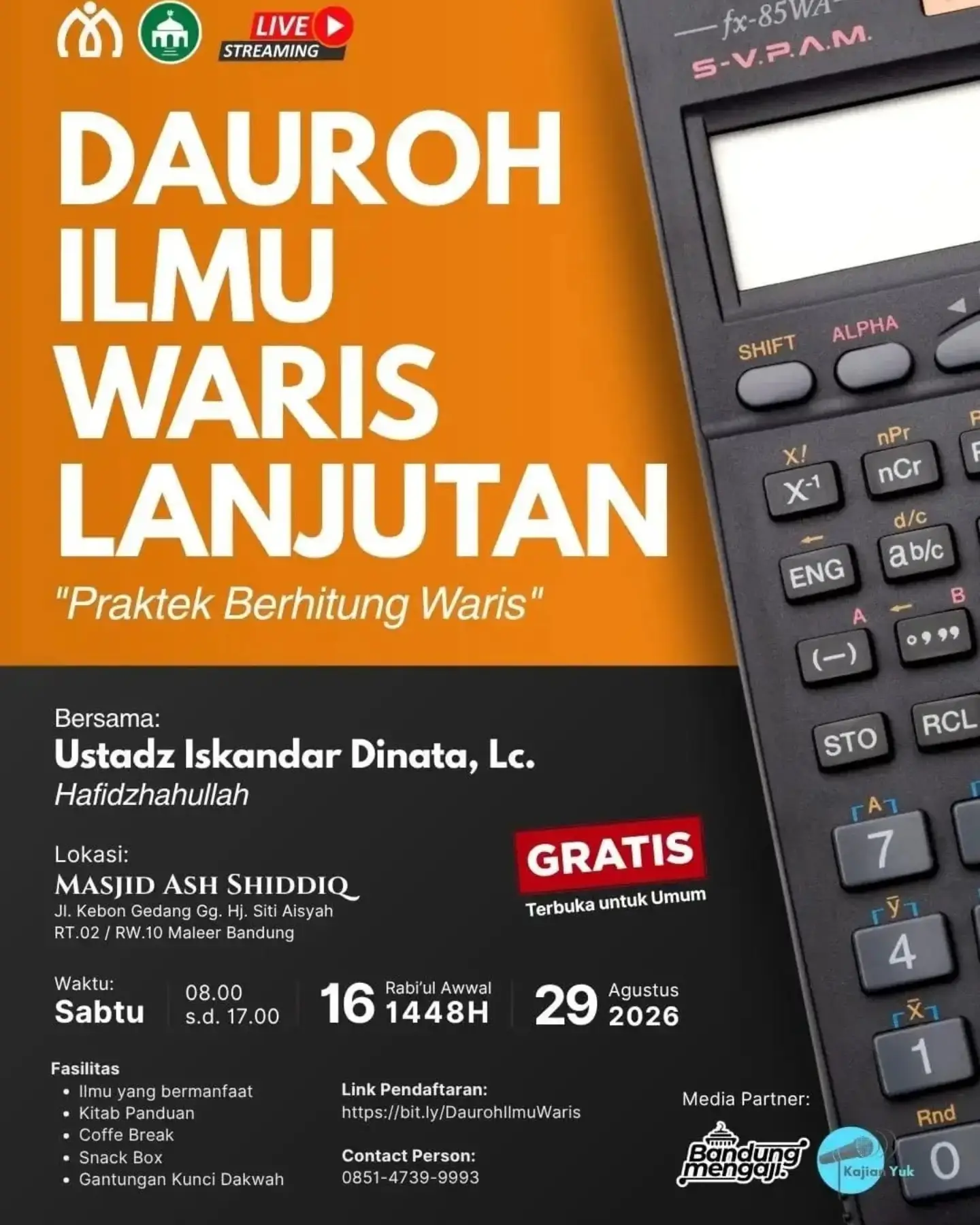 Dauroh Ilmu Waris Lanjutan