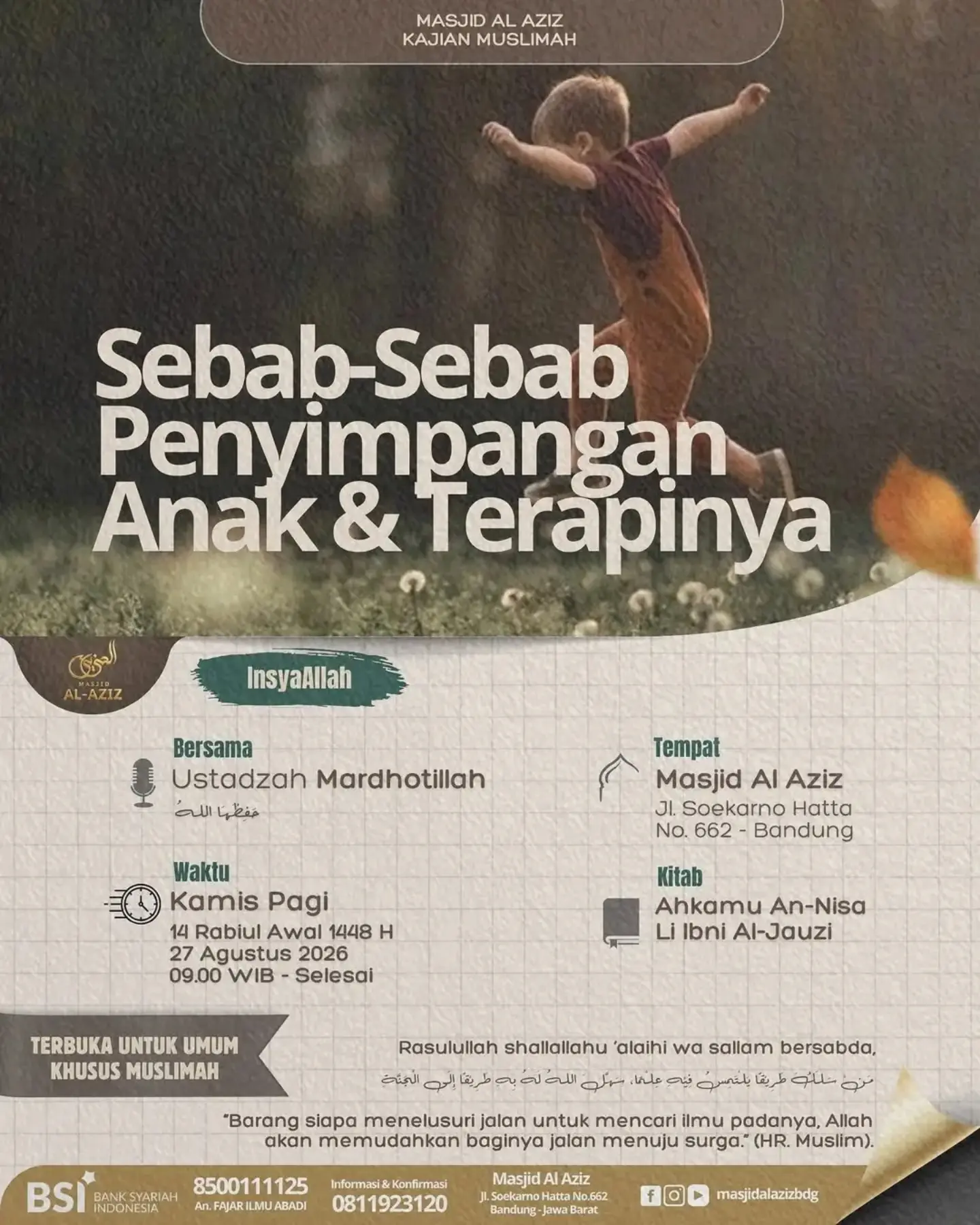 Sebab-Sebab Penyimpangan Anak & Terapinya