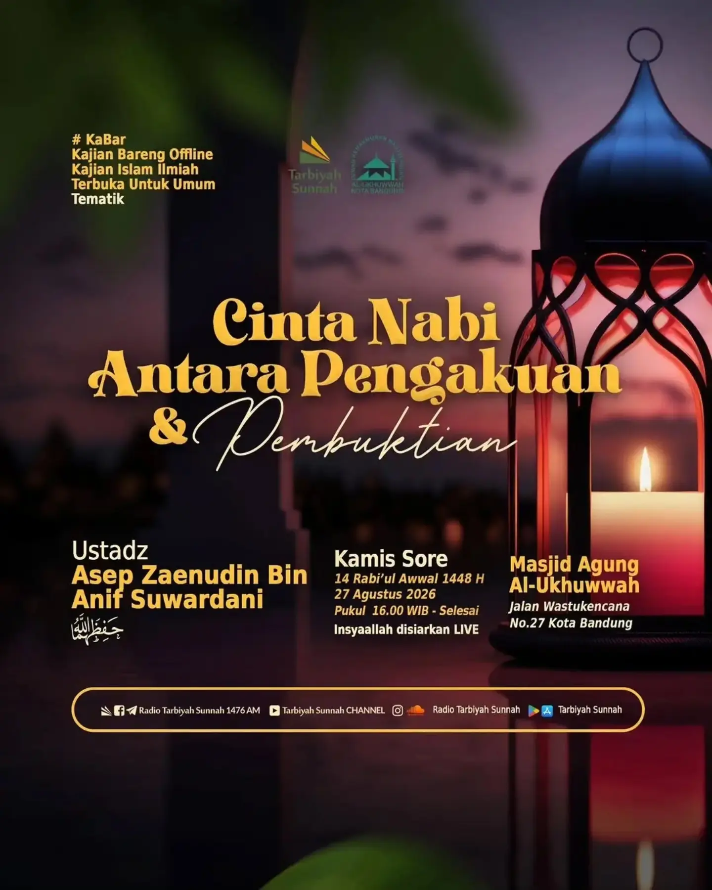 Cinta Nabi Antara Pengakuan & Pembuktian