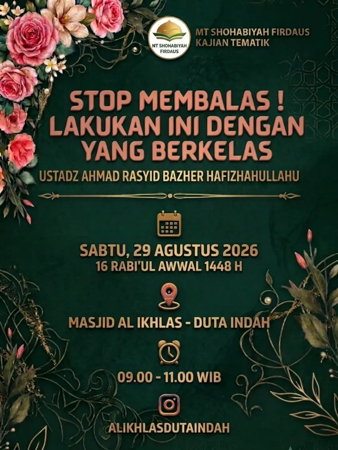 STOP MEMBALAS! LAKUKAN INI DENGAN YANG BERKELAS