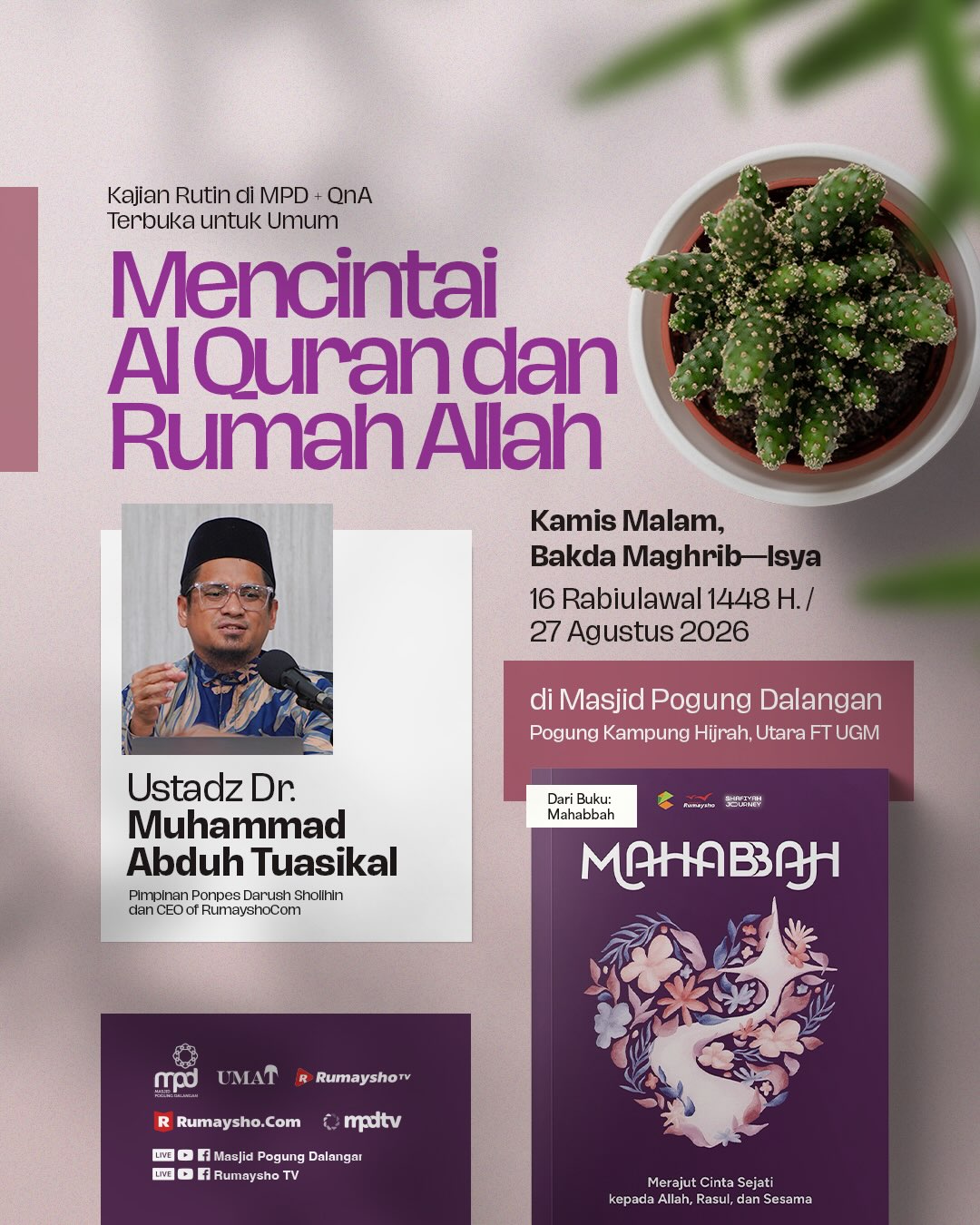 Mencintai Al Quran dan Rumah Allah