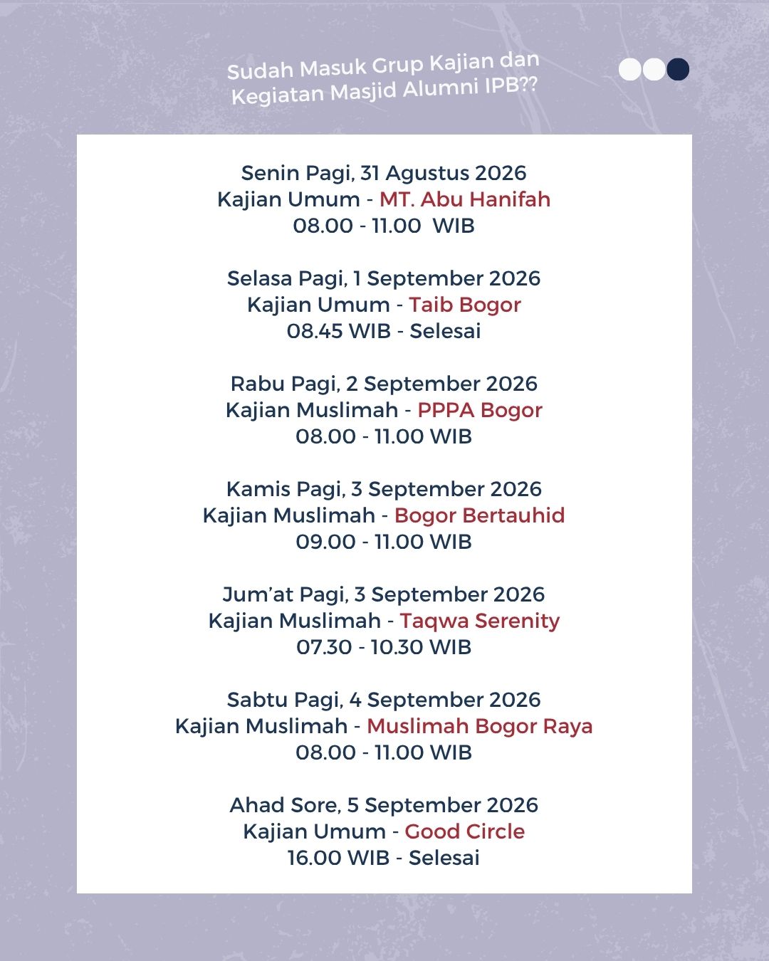 Kajian Umum