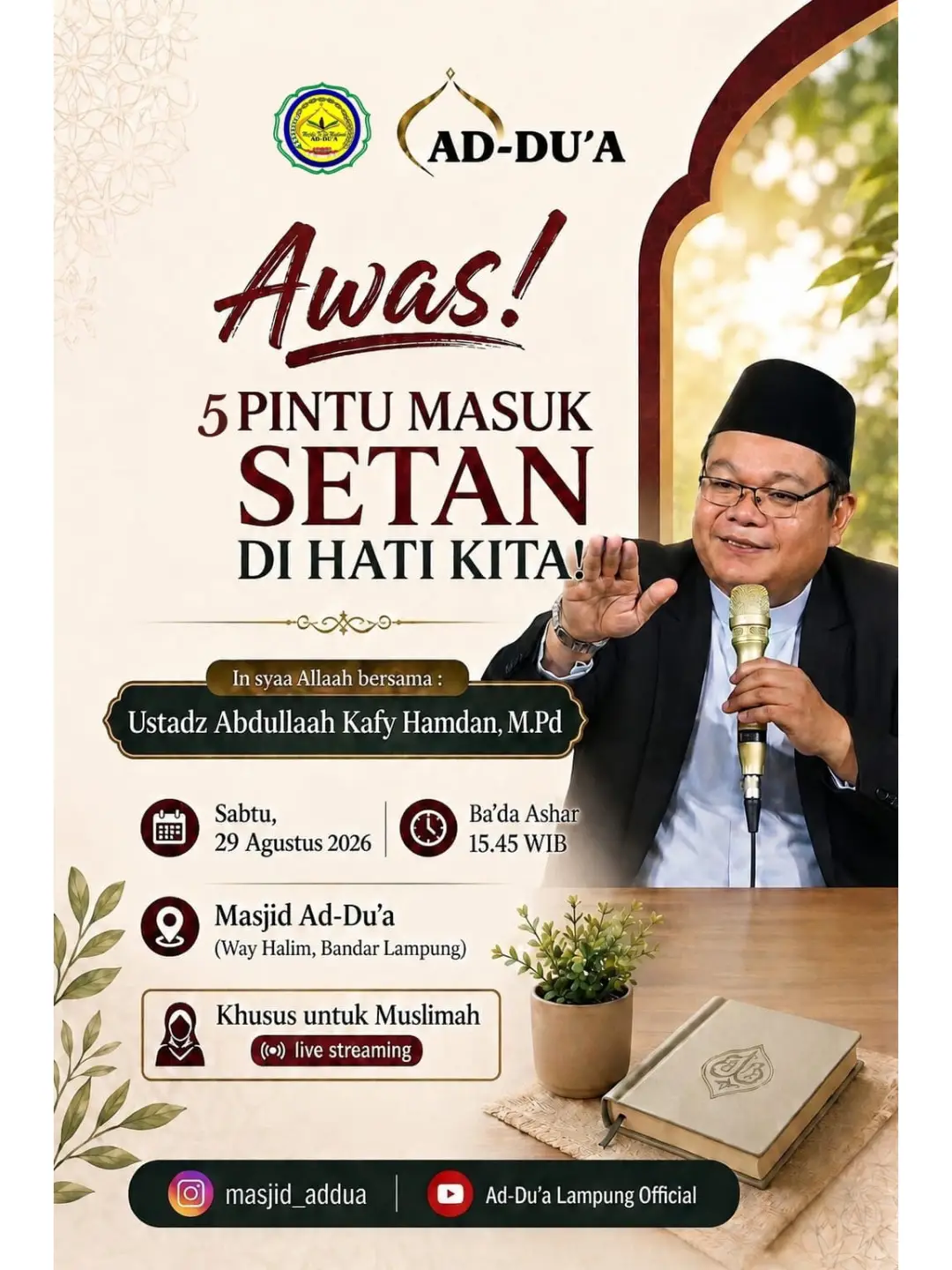 Awas! 5 Pintu Masuk Setan di Hati Kita