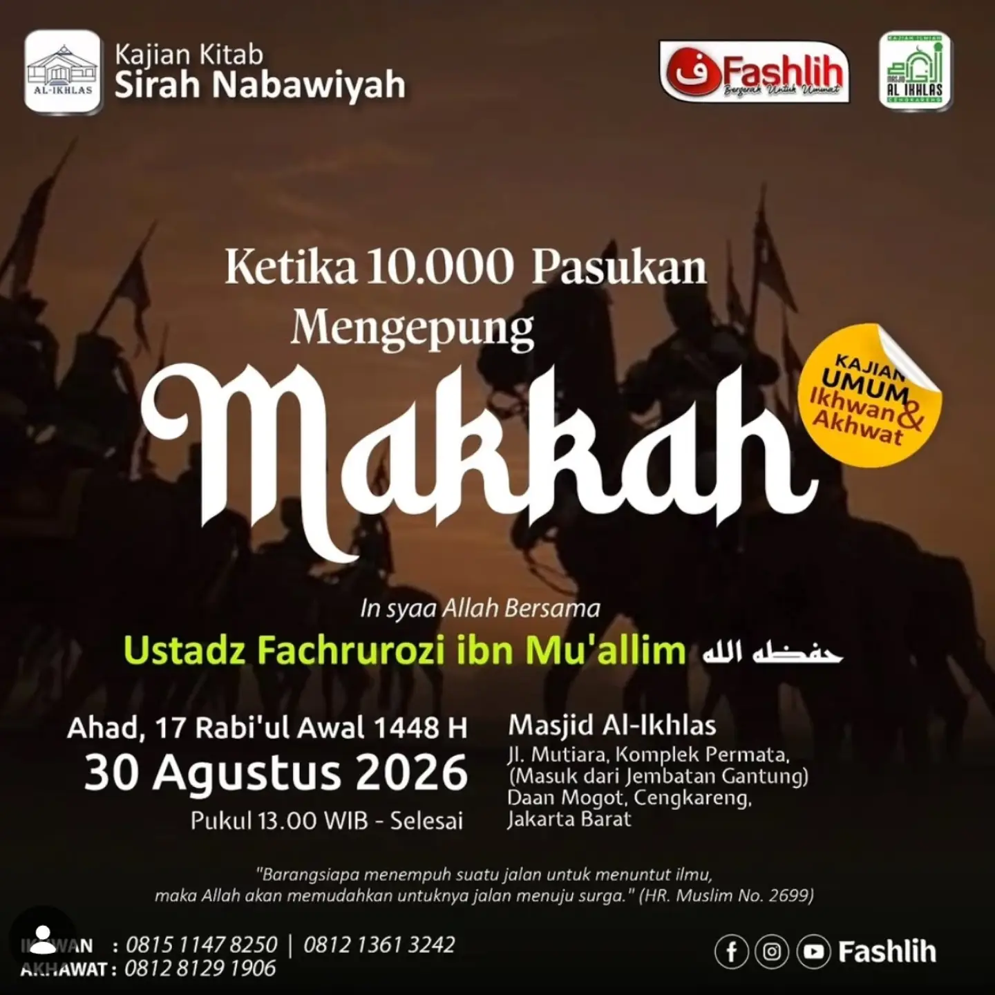 Ketika 10.000 Pasukan Mengepung Makkah