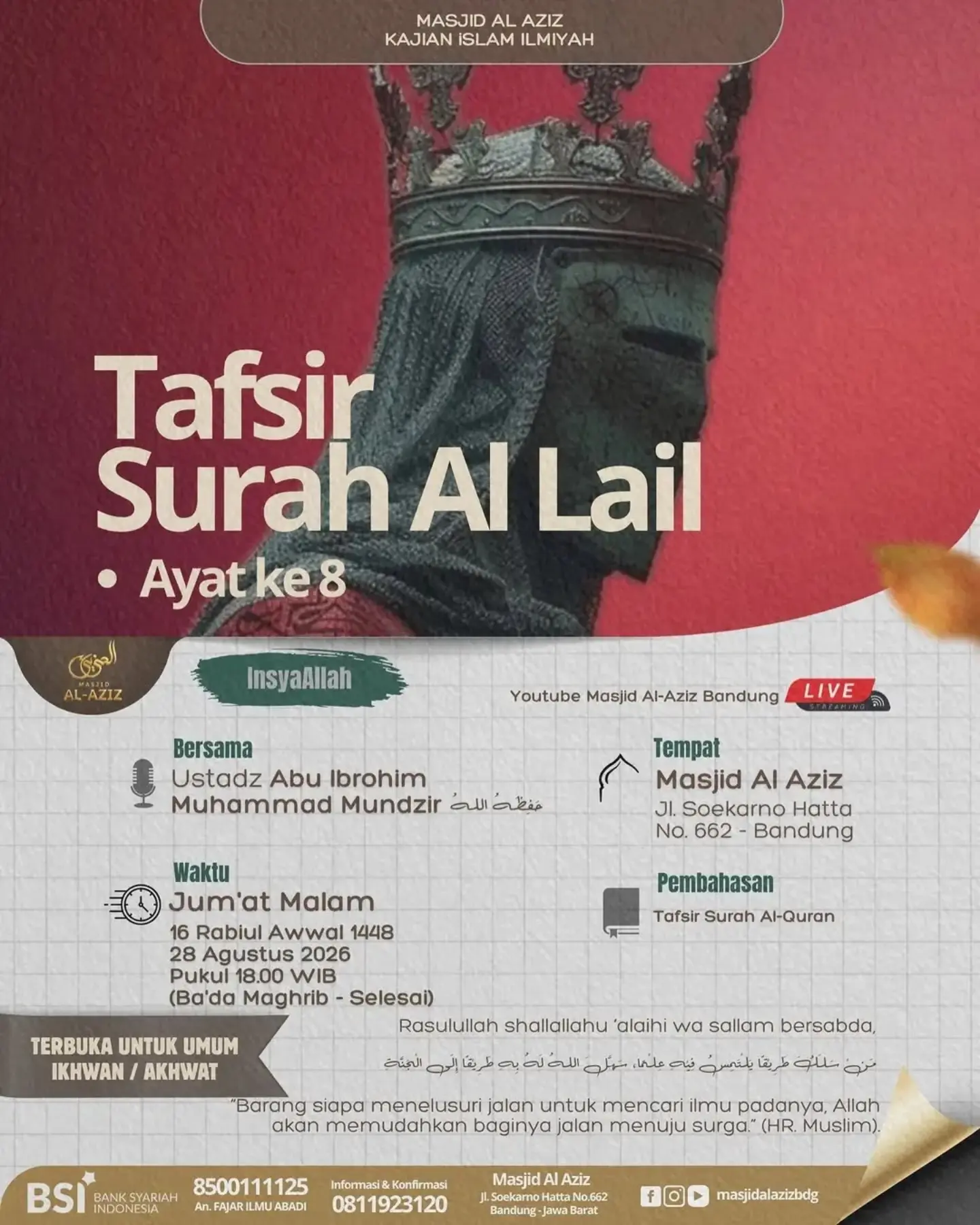 Tafsir Surah Al Lail Ayat ke-8