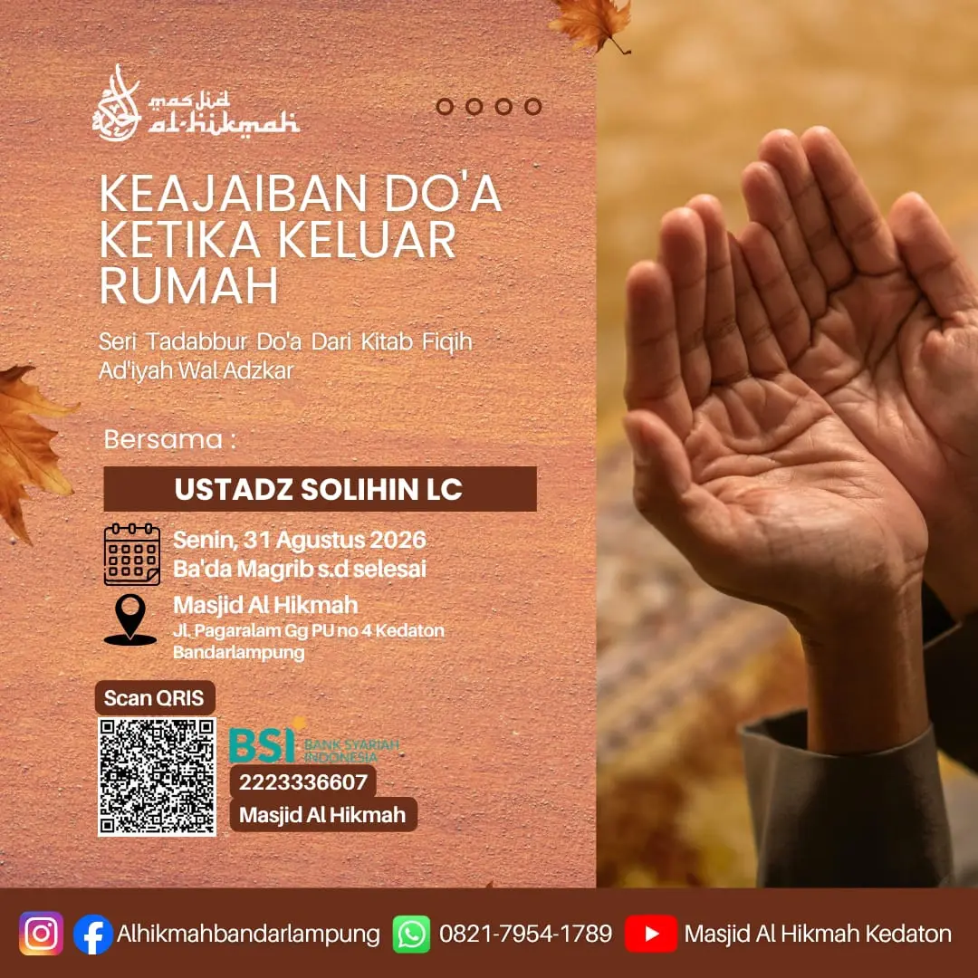 KEAJAIBAN DO'A KETIKA KELUAR RUMAH