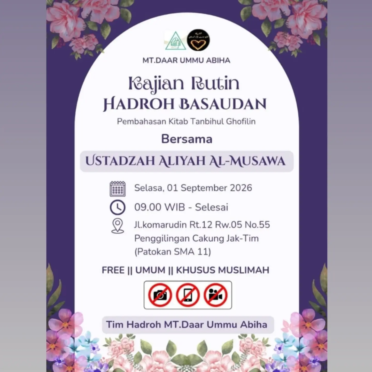 Kajian Rutin Hadroh Basaudan