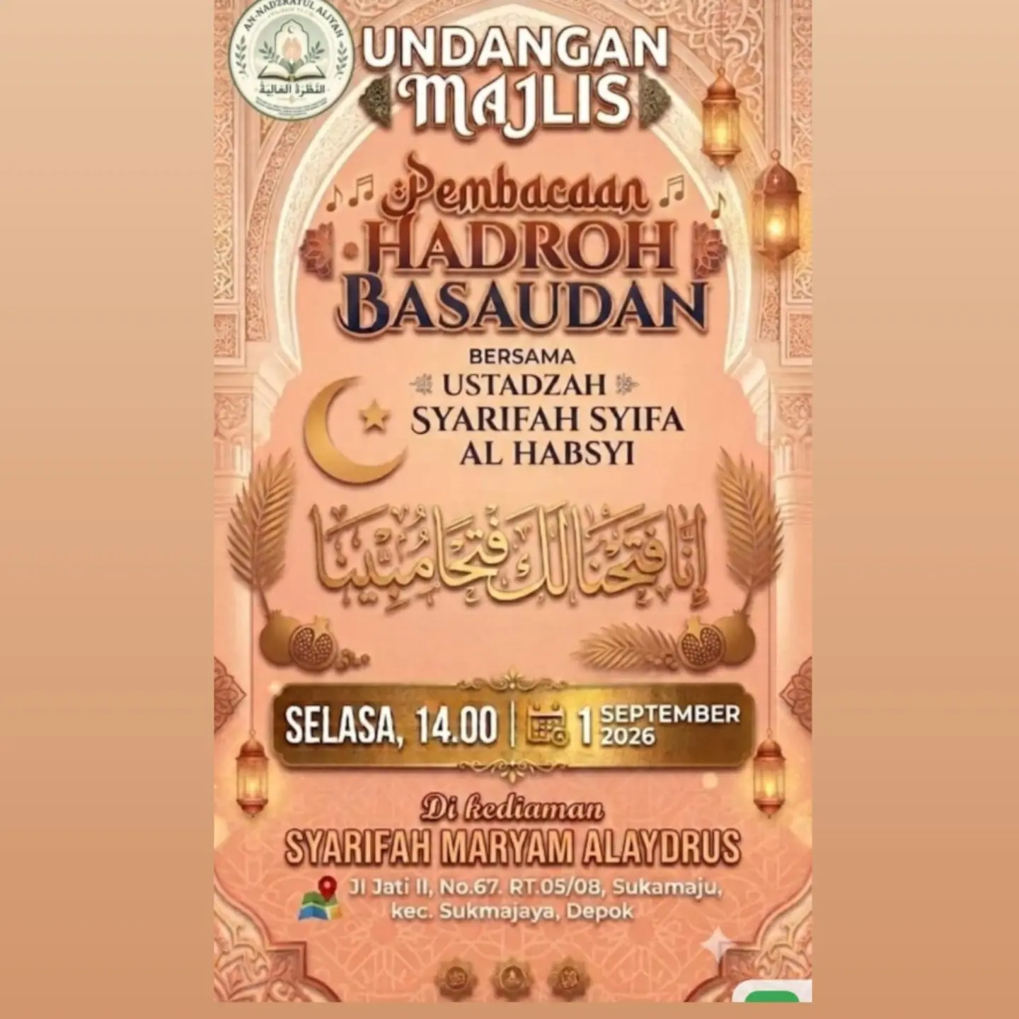 Pembacaan Hadroh Basaudan