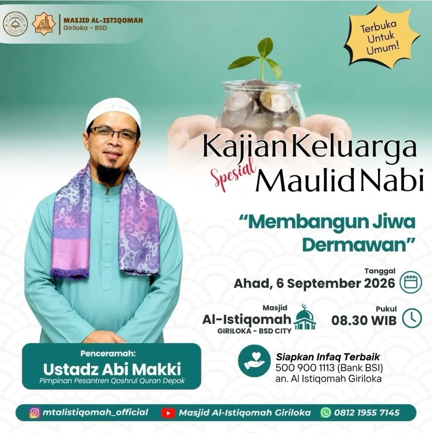 Membangun Jiwa Dermawan